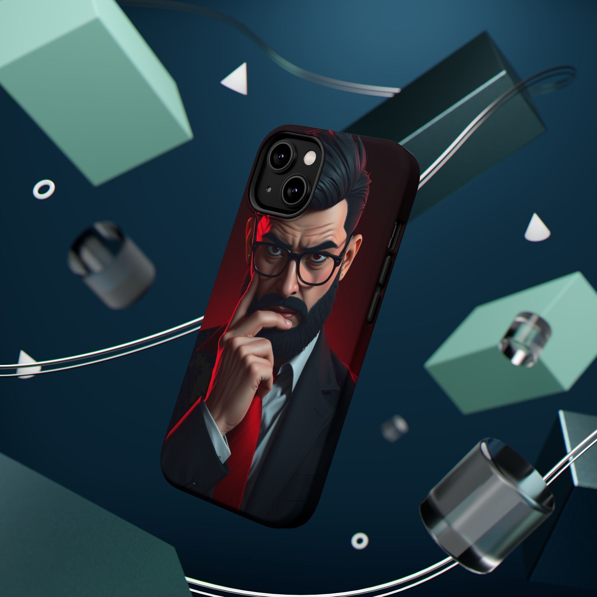 iPhone Vibrant Professional Overthinker Design Soft Finish Everyday Case · iPhon