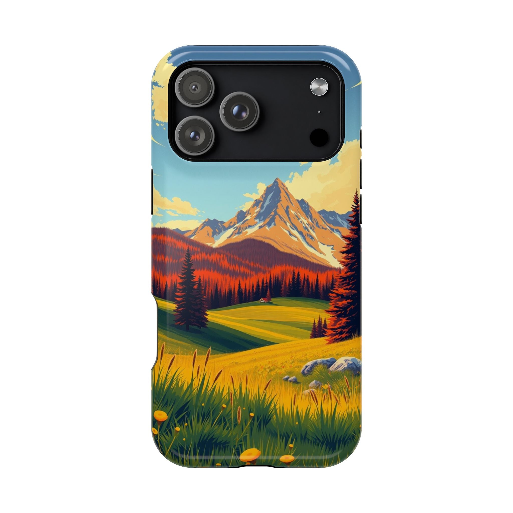 iPhone Radiant Alpine Meadow Design Slim Everyday Designer Case · iPhone Case
