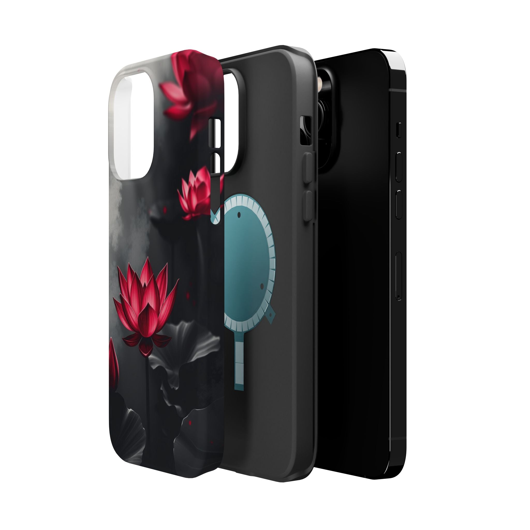 iPhone Lotus Pond Mystic Art 15 Slim Everyday Designer Case · iPhone Case