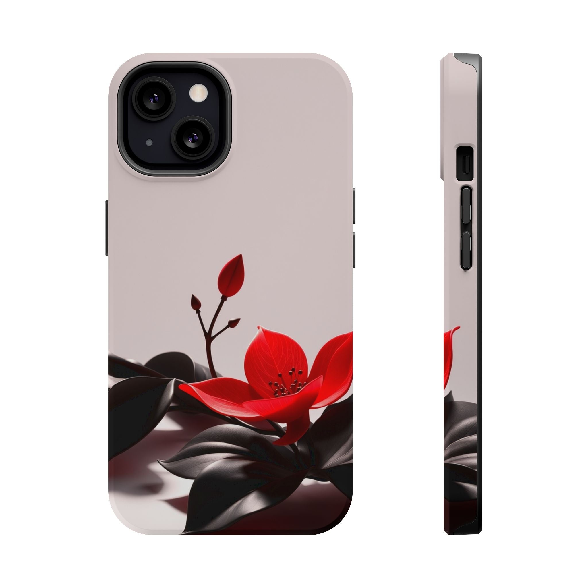 iPhone Radiant Bloom and Leaf Design Slim Everyday Designer Case · iPhone Case