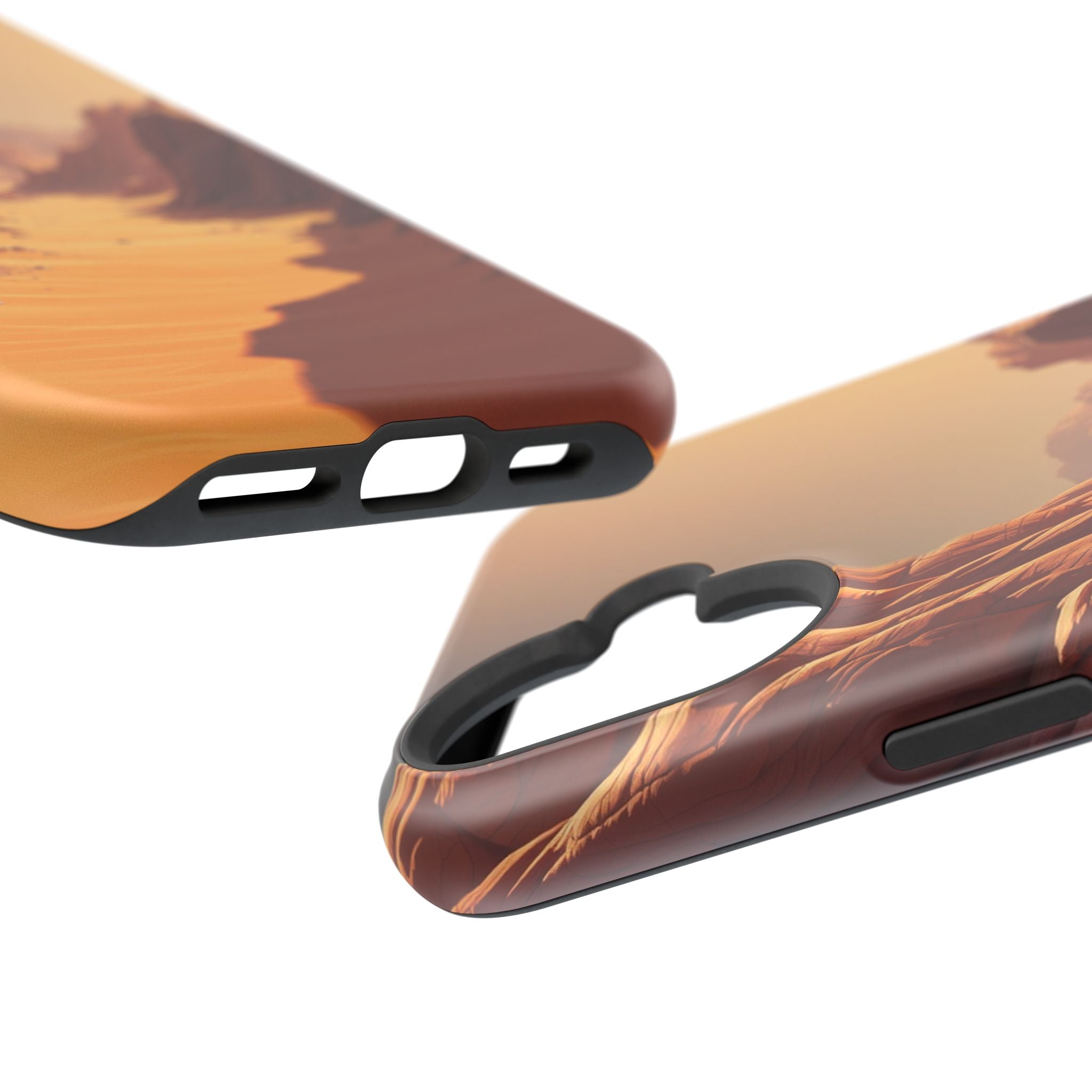 iPhone Burnt Orange And Sand Valley Floor Slim iPhone 20 Everyday · iPhone Case