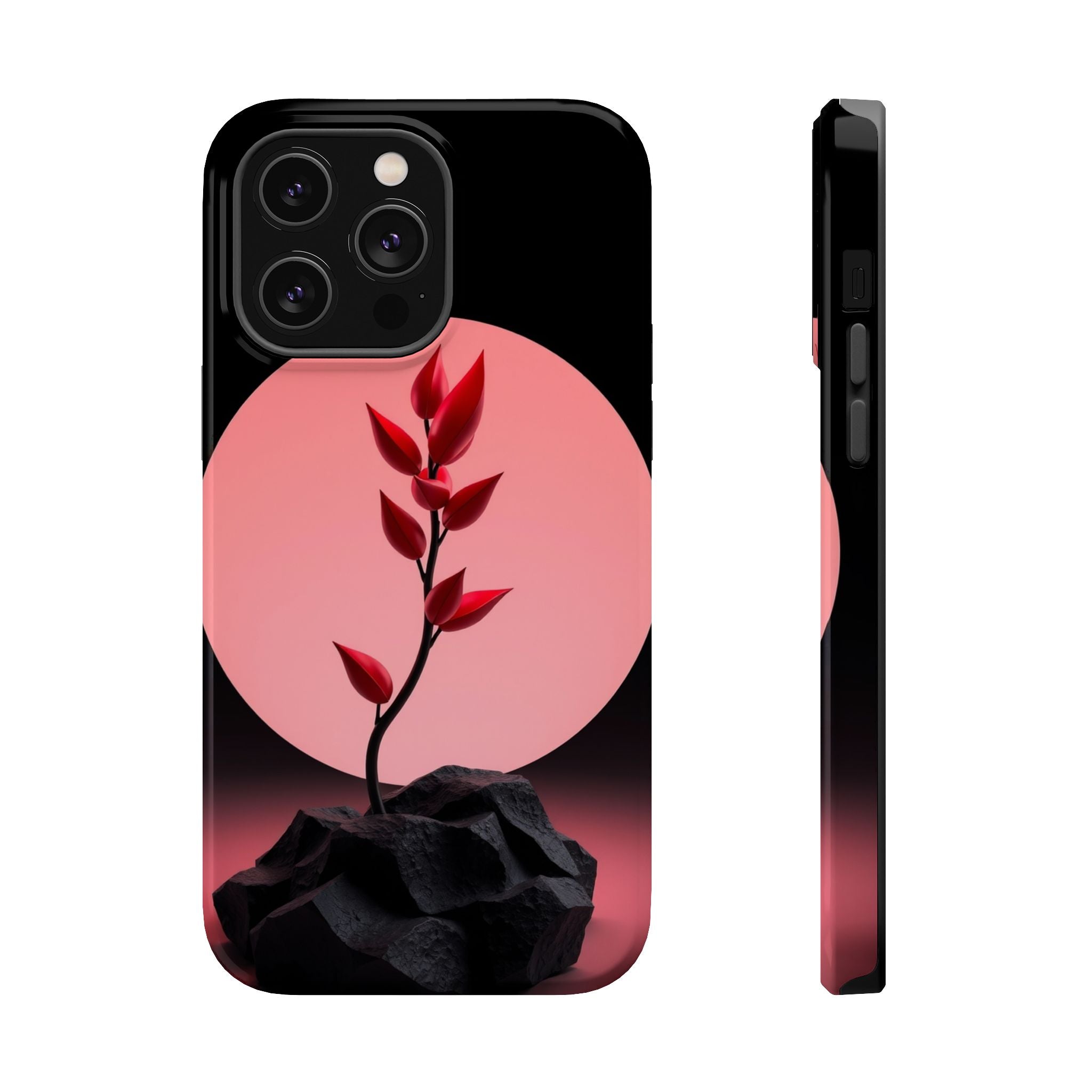 iPhone Serene Minimalist Stem Design Slim Everyday Designer Case · iPhone Case