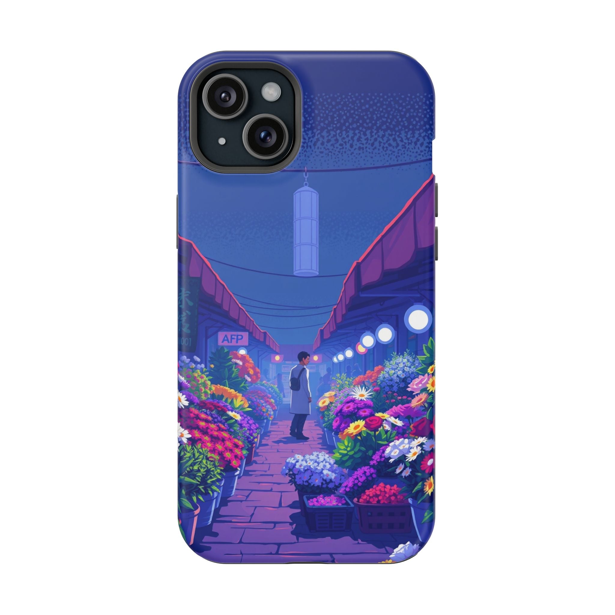 iPhone Flower Market Electric Art Bold Modern Everyday Snap Case · iPhone Case