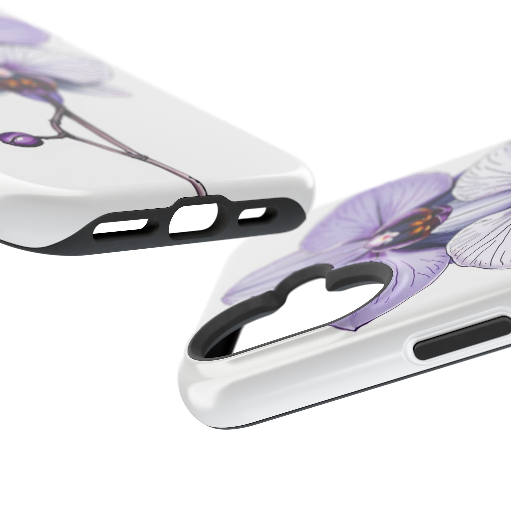 iPhone Orchid Study Hand-Drawn Sketch Slim Everyday Designer Case · iPhone Case