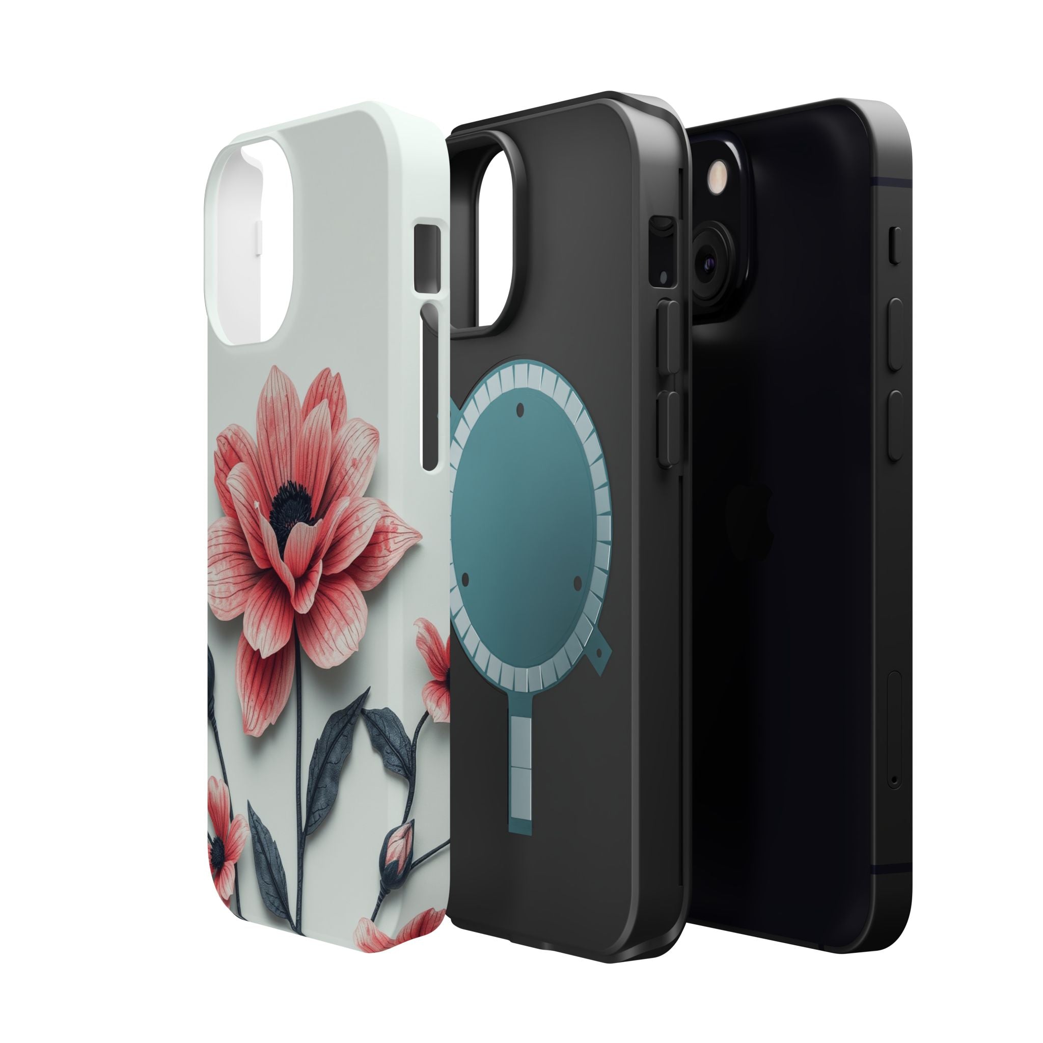 iPhone Dreamy Floral Ink Wash Design Slim Everyday iPhone 12 Designer · iPhone C