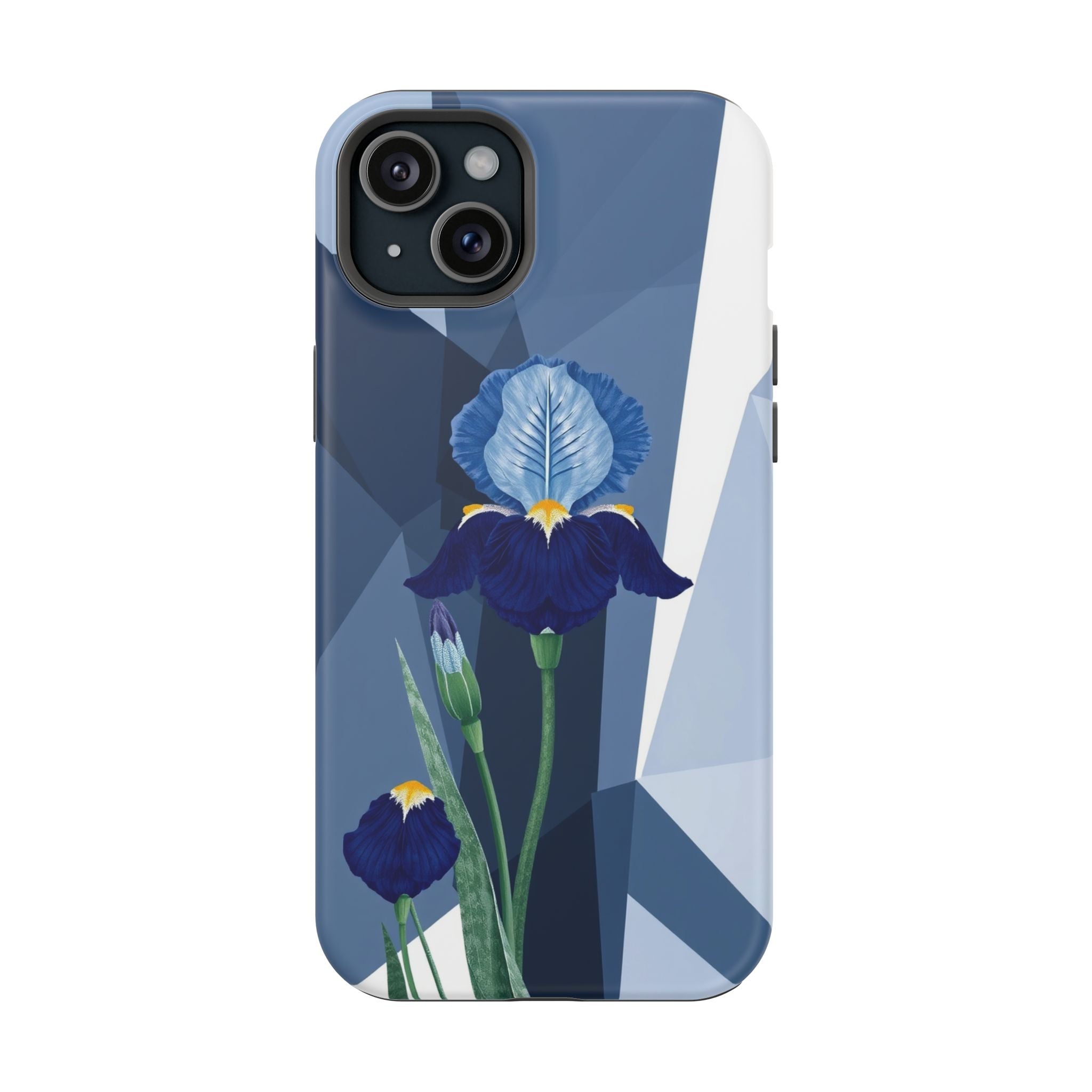 iPhone Earthy Iris Garden Design Bold Modern Everyday Snap Case · iPhone Case