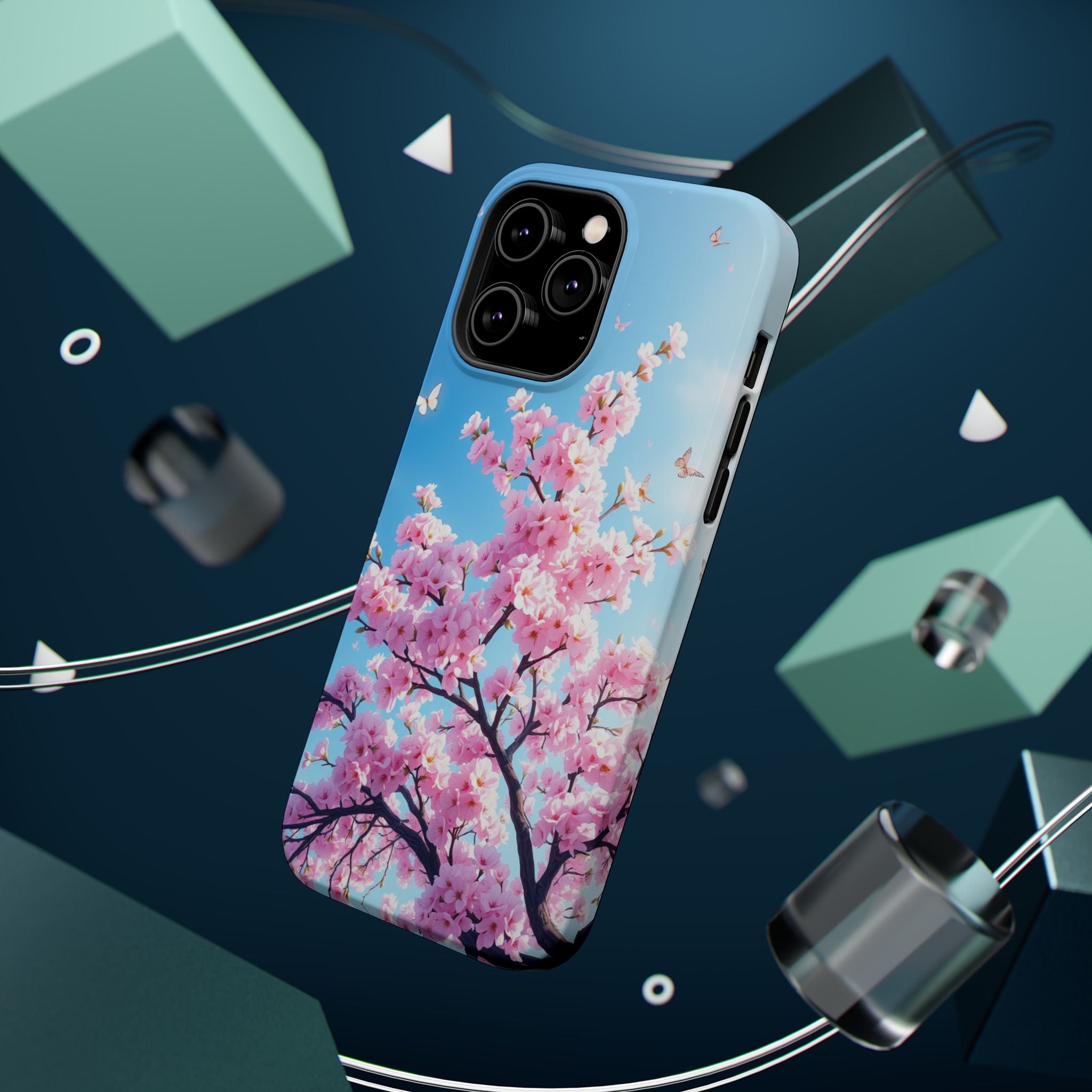iPhone Cherry Blossom Floral Slim Everyday Designer Case · iPhone Case