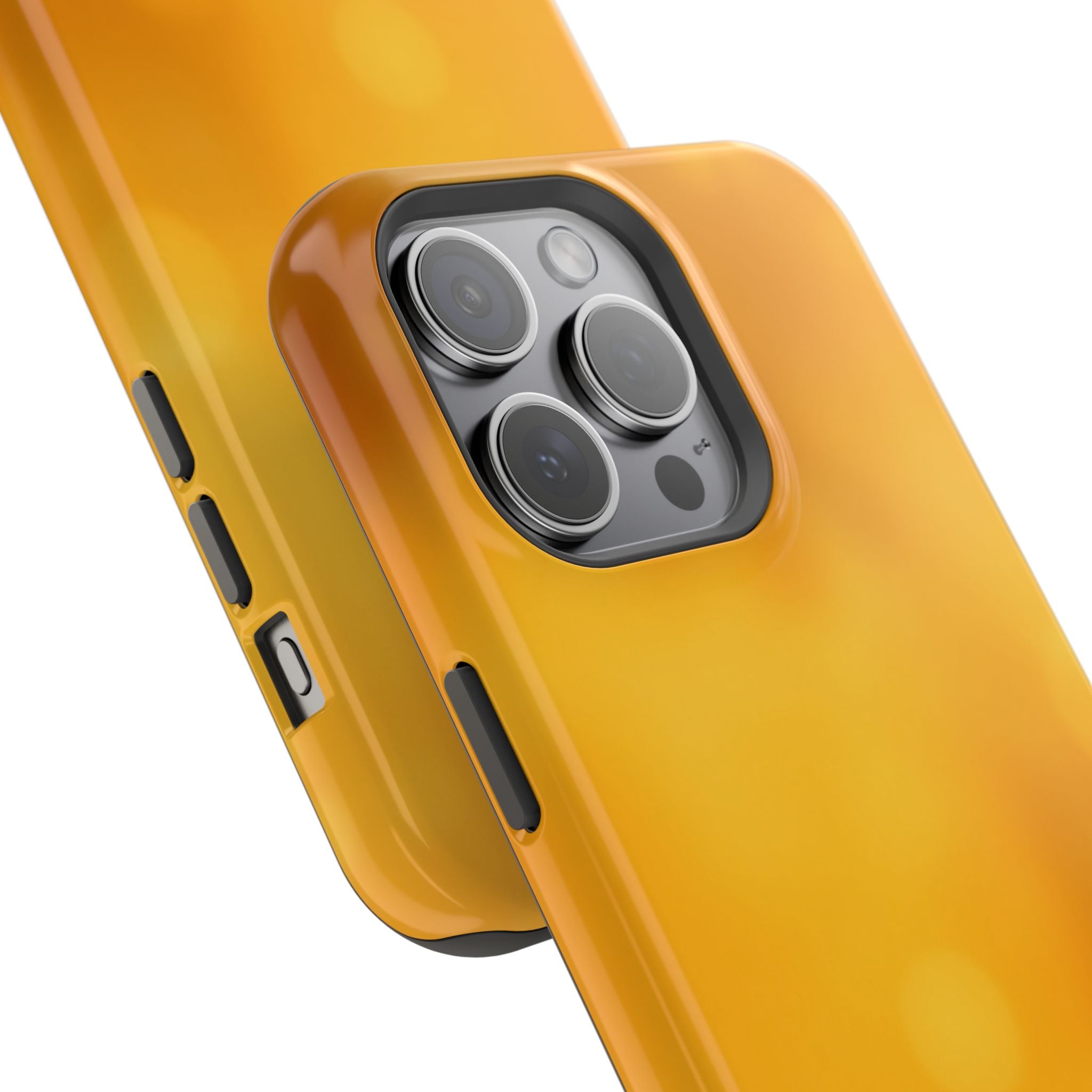 iPhone Mustard And Rust Pixel Blur Bold Modern Everyday Snap Case · iPhone Case