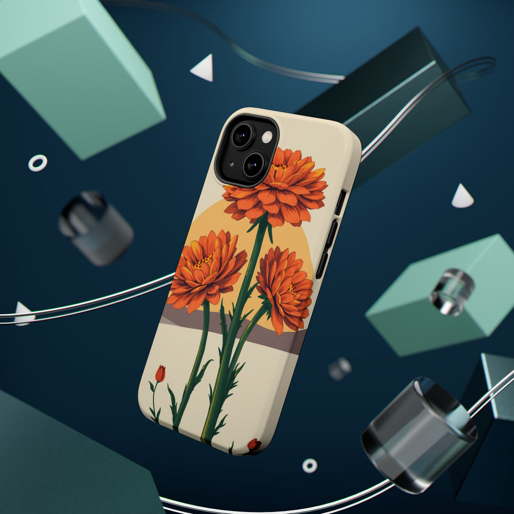 iPhone Ranunculus Stack Bold Art Bold Modern Everyday Snap Case · iPhone Case