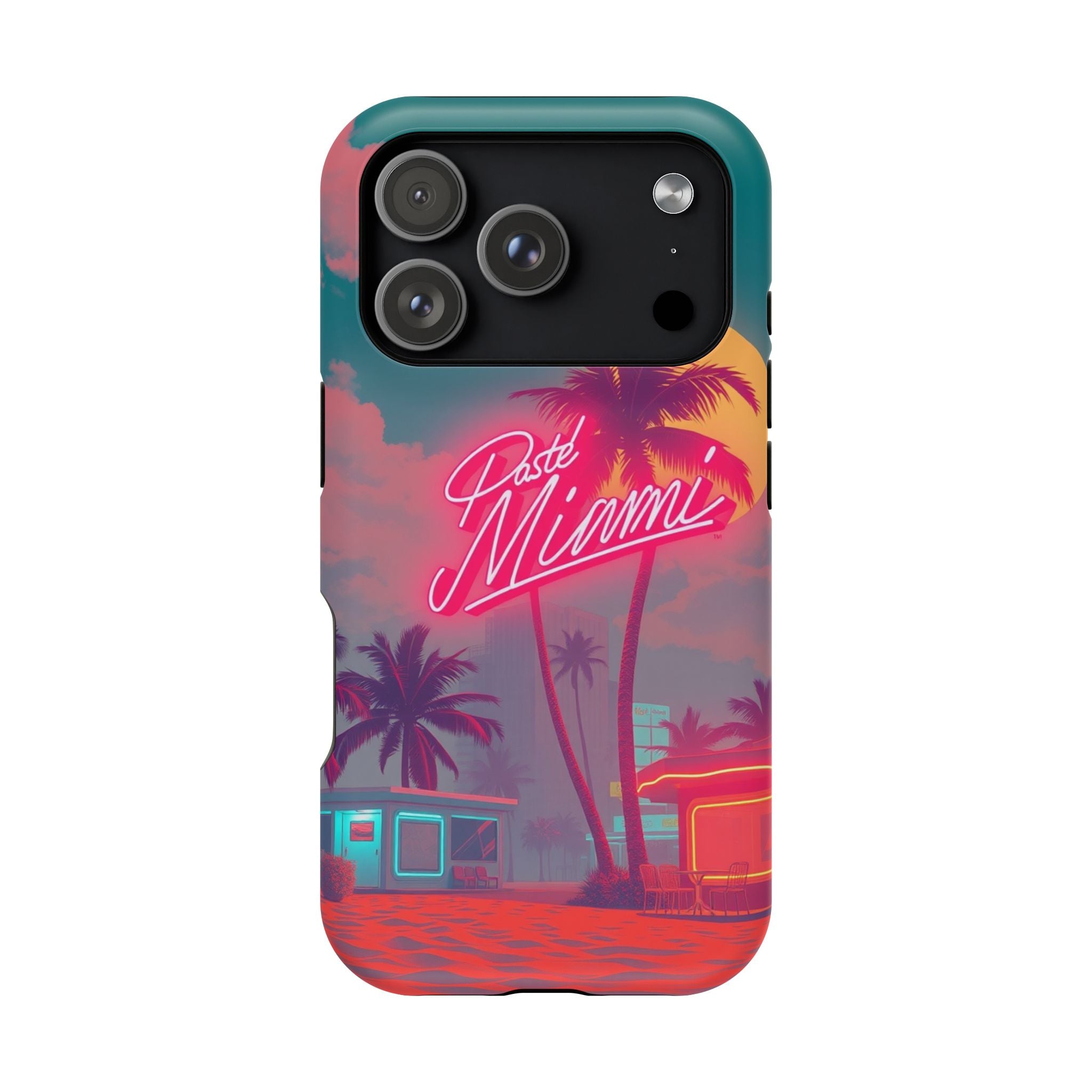 iPhone 1980s Pastel Miami Enchanted Art Slim Everyday Designer Case · iPhone Cas
