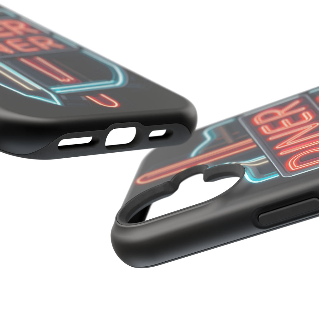 iPhone Neon Diner Sign Electric Art Slim Everyday Designer Case · iPhone Case