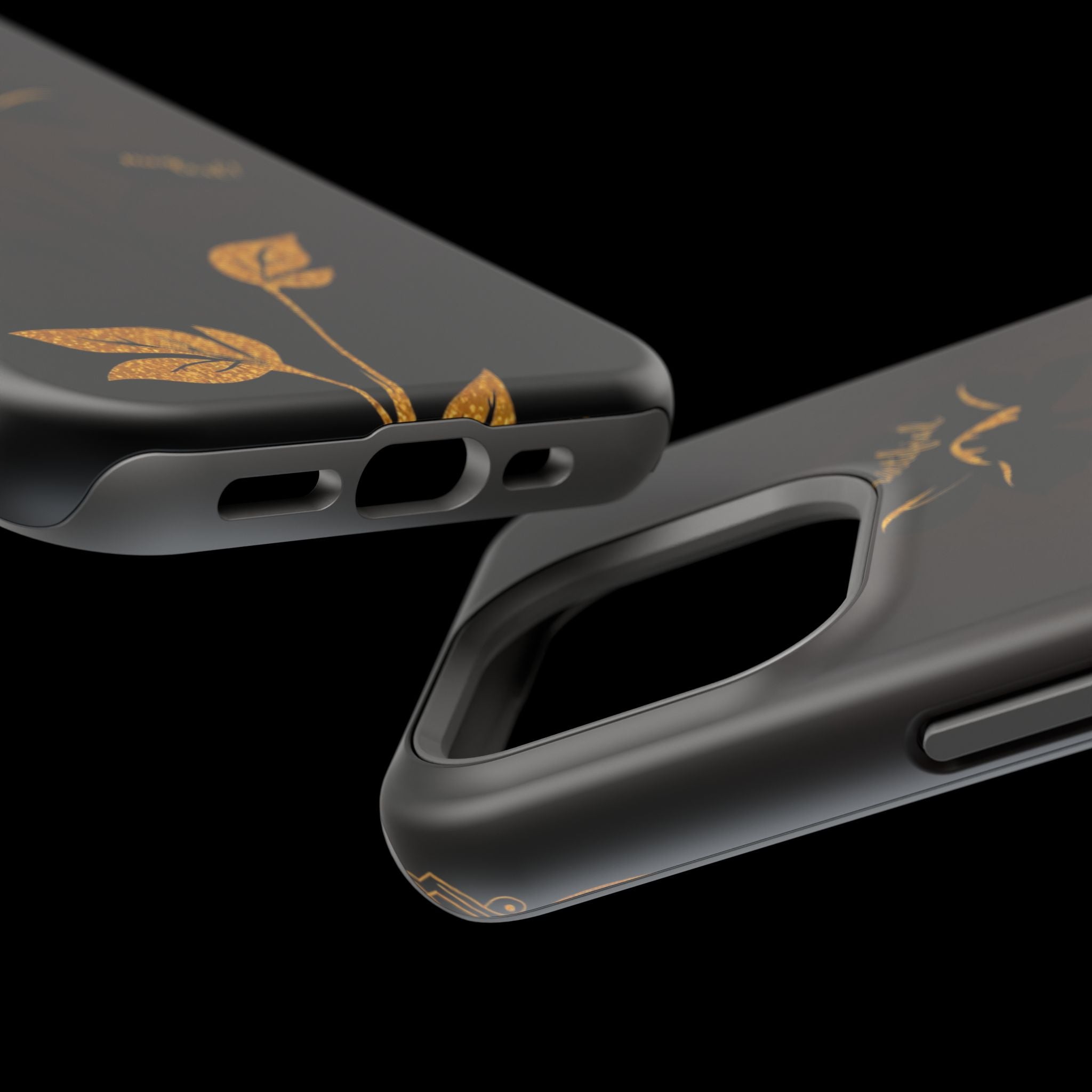 iPhone Earthy Floral Silhouette Design Slim Everyday Designer Case · iPhone Case