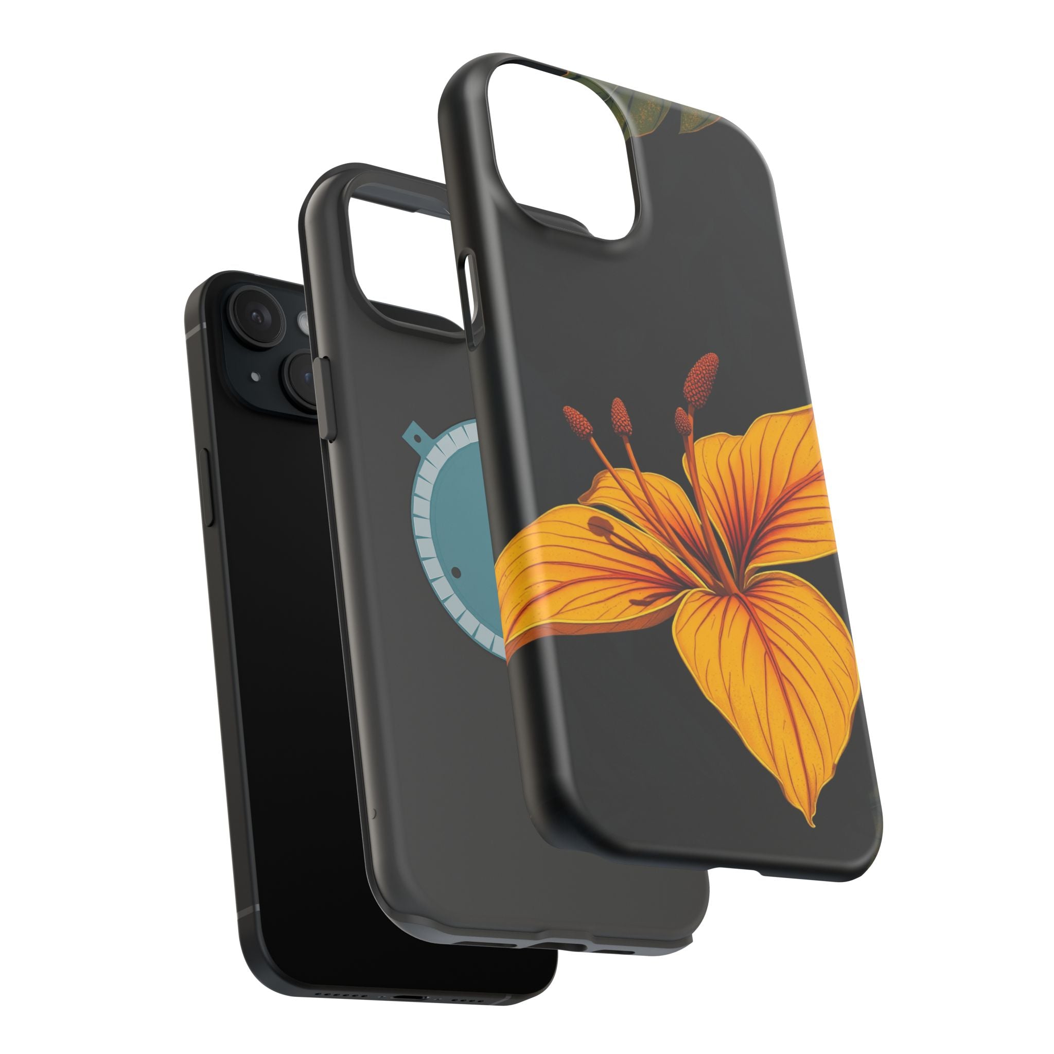 iPhone Earthy Tropical Bloom Design Artistic Everyday Cas Slim Snap Case · iPhon