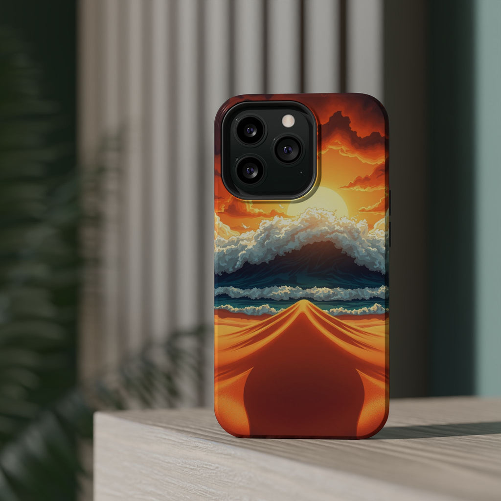 iPhone Storm at Sea Holographic Iridescent Slim iPhone Everyday · iPhone Case