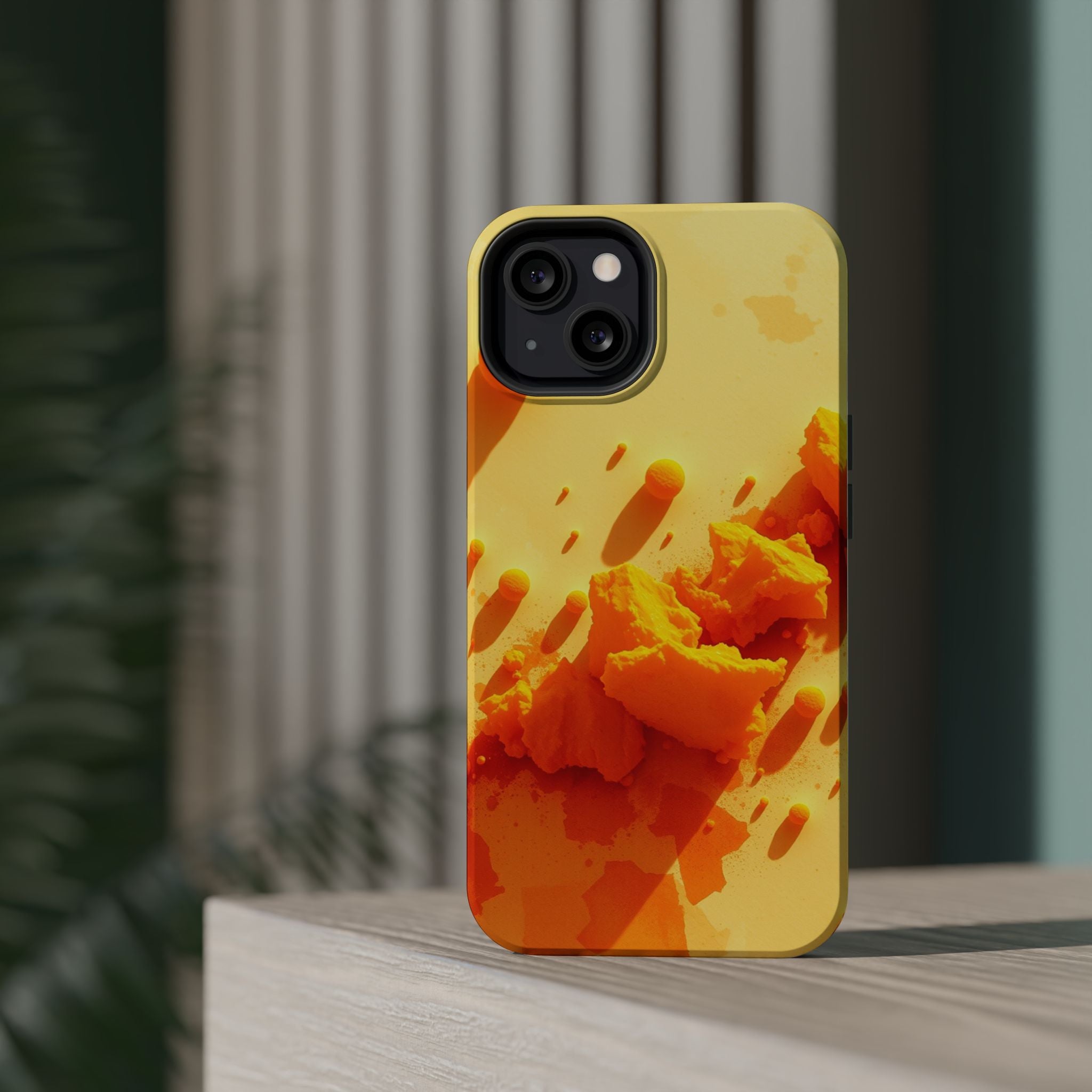 iPhone Mustard And Rust Dissolve Effect Slim Everyday iPhone Designer · iPhone C