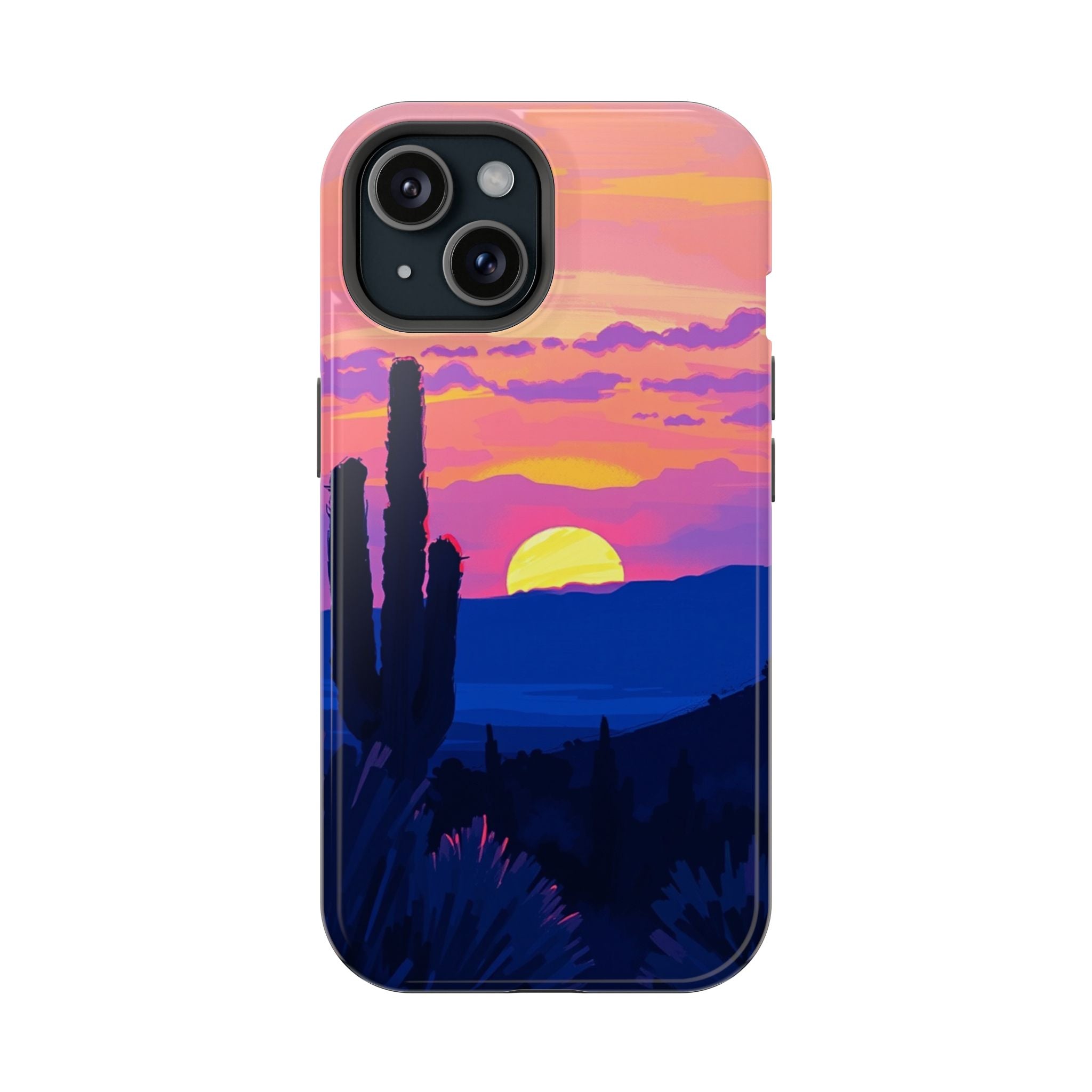 iPhone Mesa Sunset Oil Painting Impressionist Slim iPhone Everyday · iPhone Case