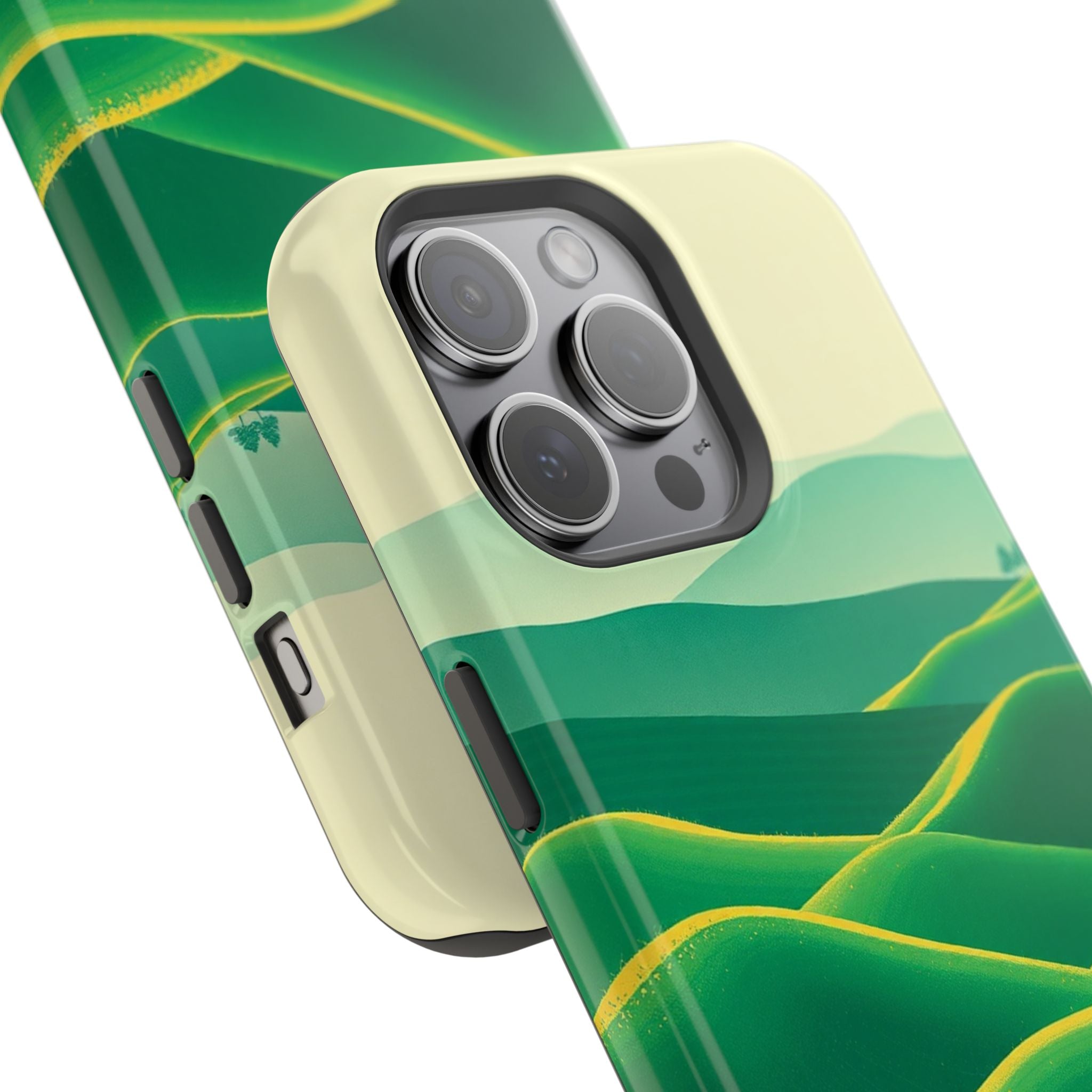 iPhone Rolling Hills Risograph Print Slim Everyday Designer Case · iPhone Case