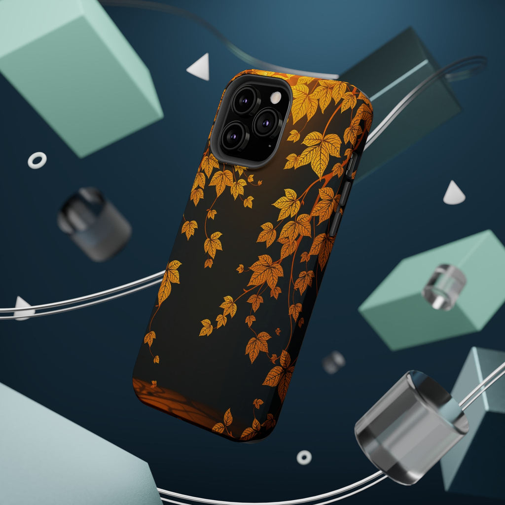 iPhone Mustard And Rust Art Nouveau Vine Slim Everyday iPhone 14 · iPhone Case