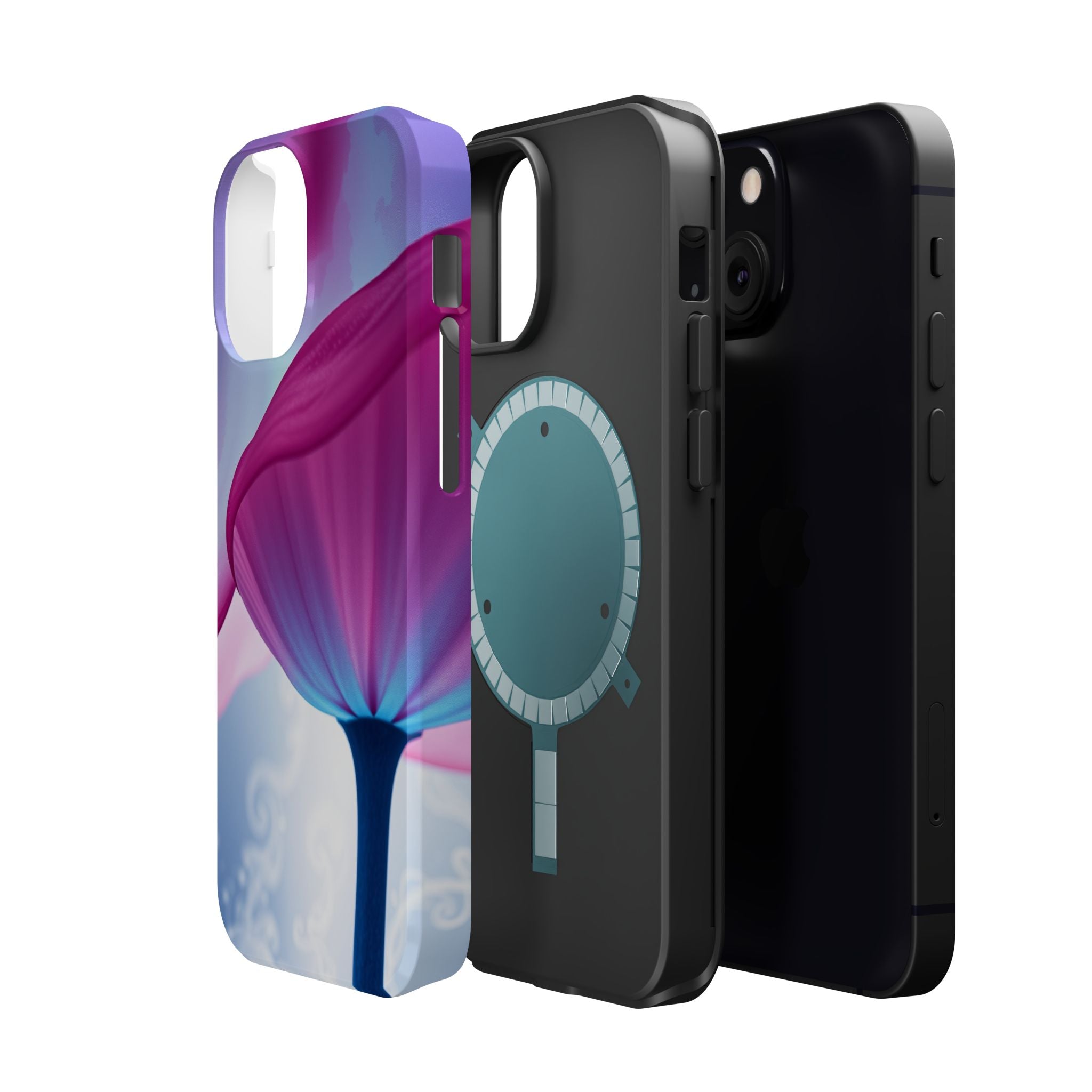 iPhone Petal Storm Vibrant Watercolor Slim Snap Case Ga · iPhone Case