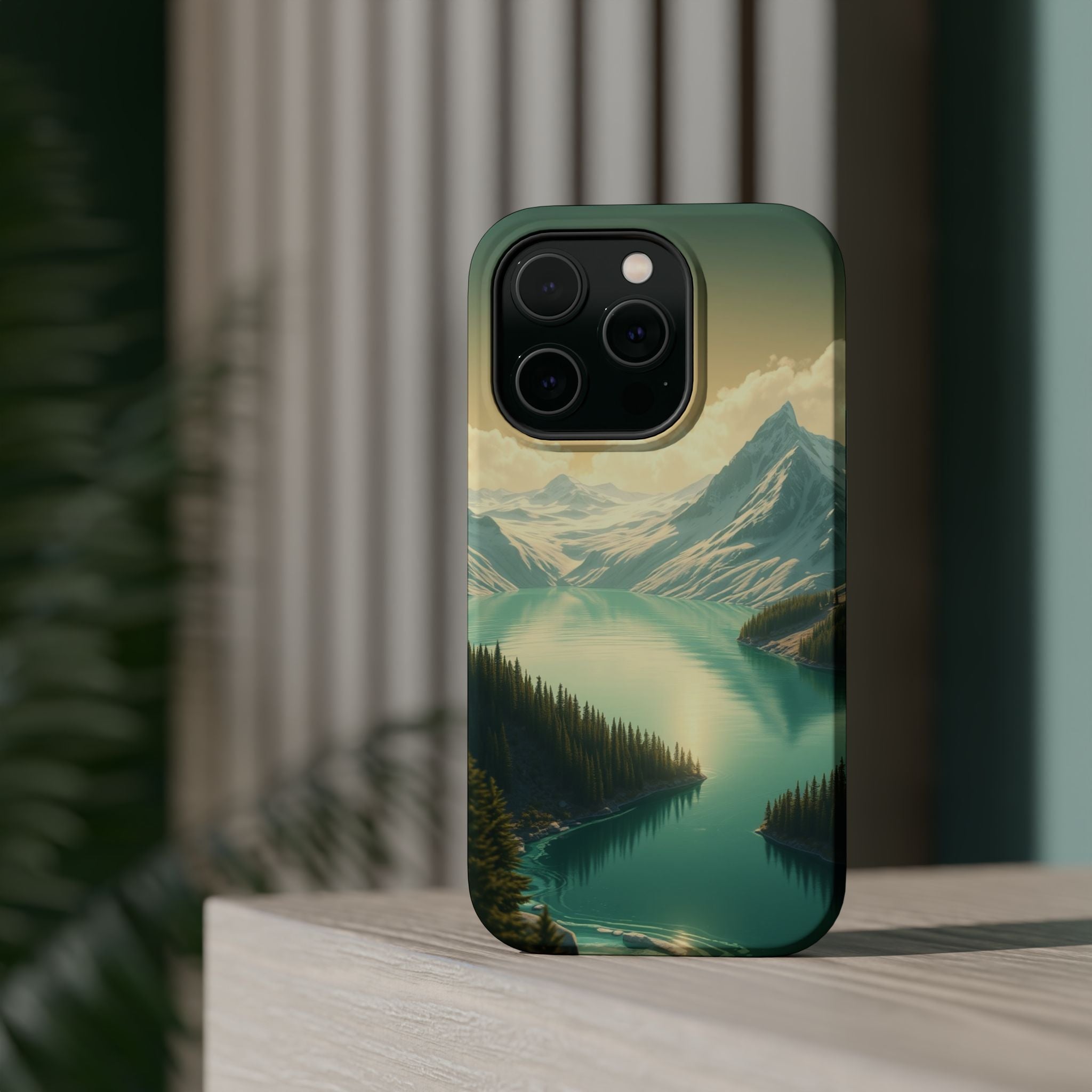 iPhone Glacier Lake Bold Art Slim Everyday Designer Case · iPhone Case