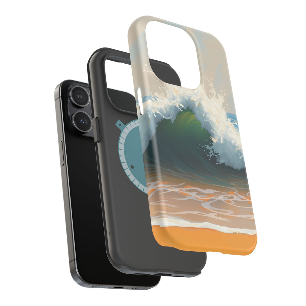 iPhone Radiant Ocean Wave Crash Design Slim Everyday Designer Case · iPhone Case