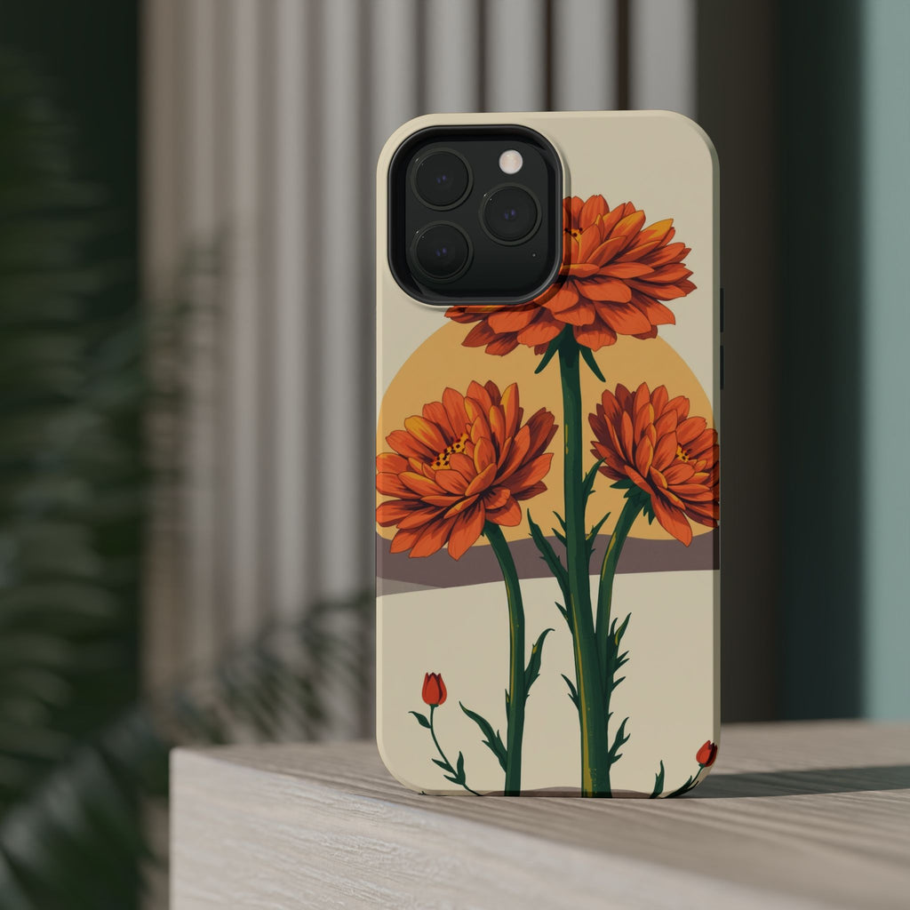 iPhone Ranunculus Stack Bold Art Bold Modern Everyday Snap Case · iPhone Case