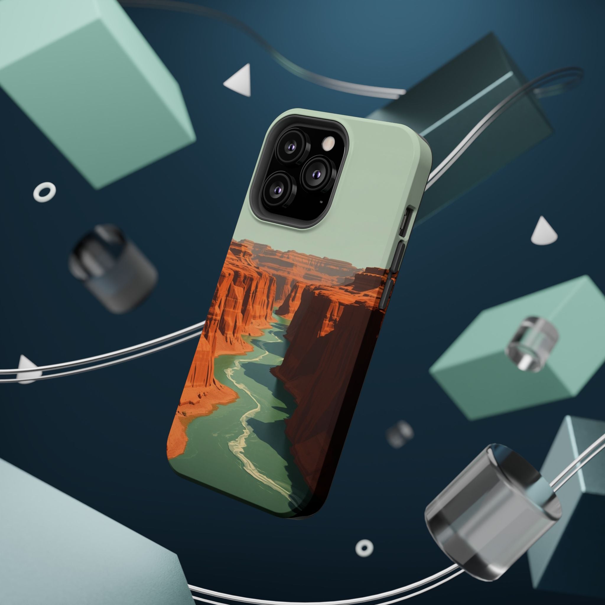 iPhone Burnt Orange And Sand River Canyon Slim iPhone Everyday Designer · iPhone