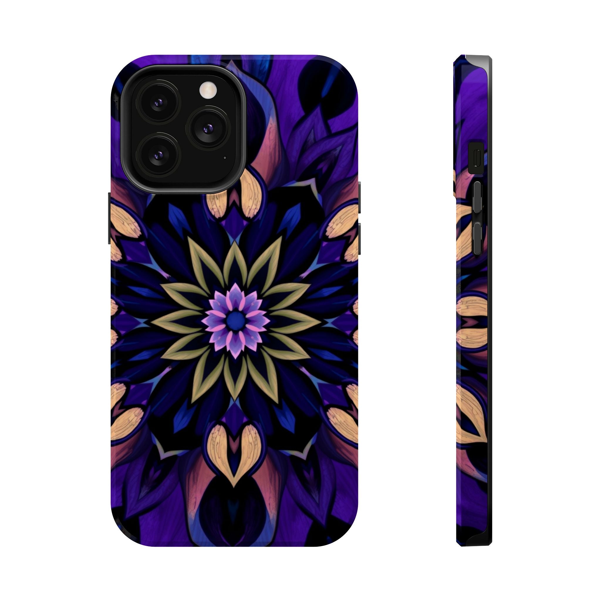 iPhone Floral Mandala Mystic Art Bold Modern Everyday Snap Case · iPhone Case