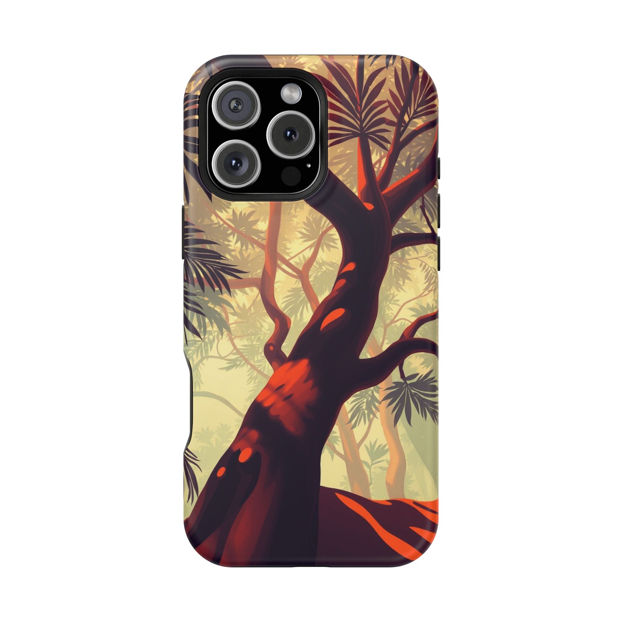 iPhone Burnt Orange And Sand Rainforest Canopy Clean iPhone 20 Minimal · iPhone