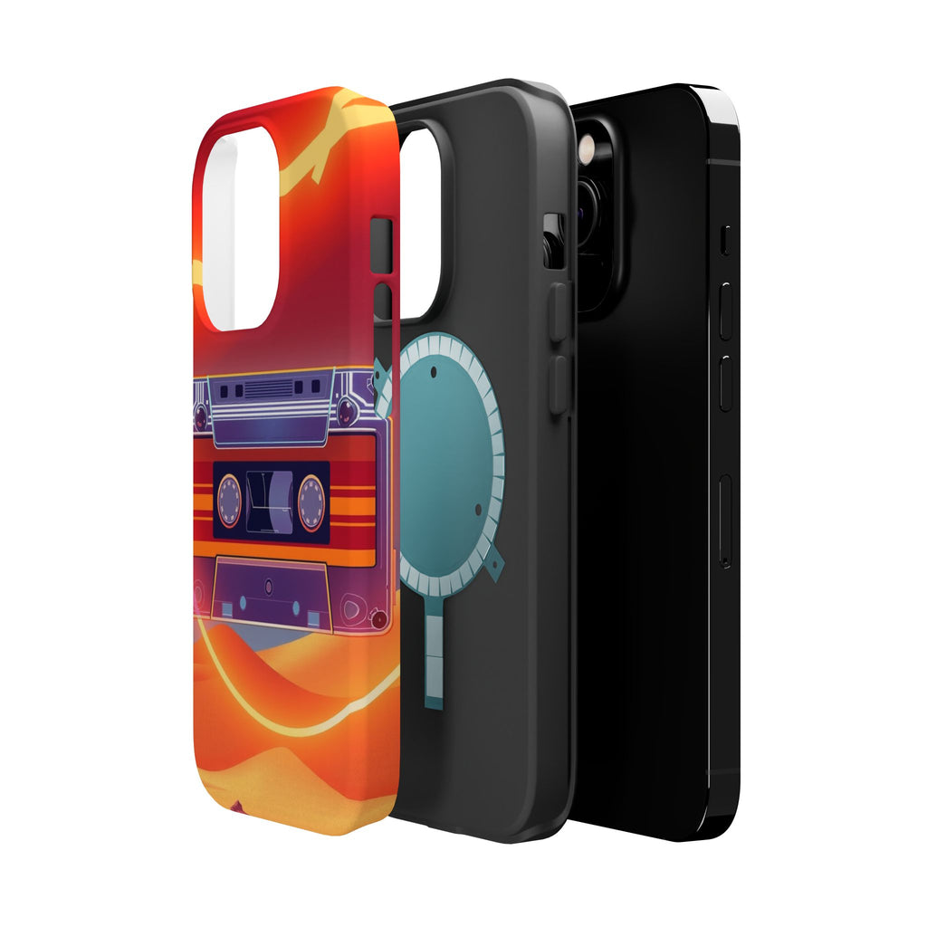 iPhone Cassette Tape Rewind Bold Art Slim Everyday Designer Case · iPhone Case