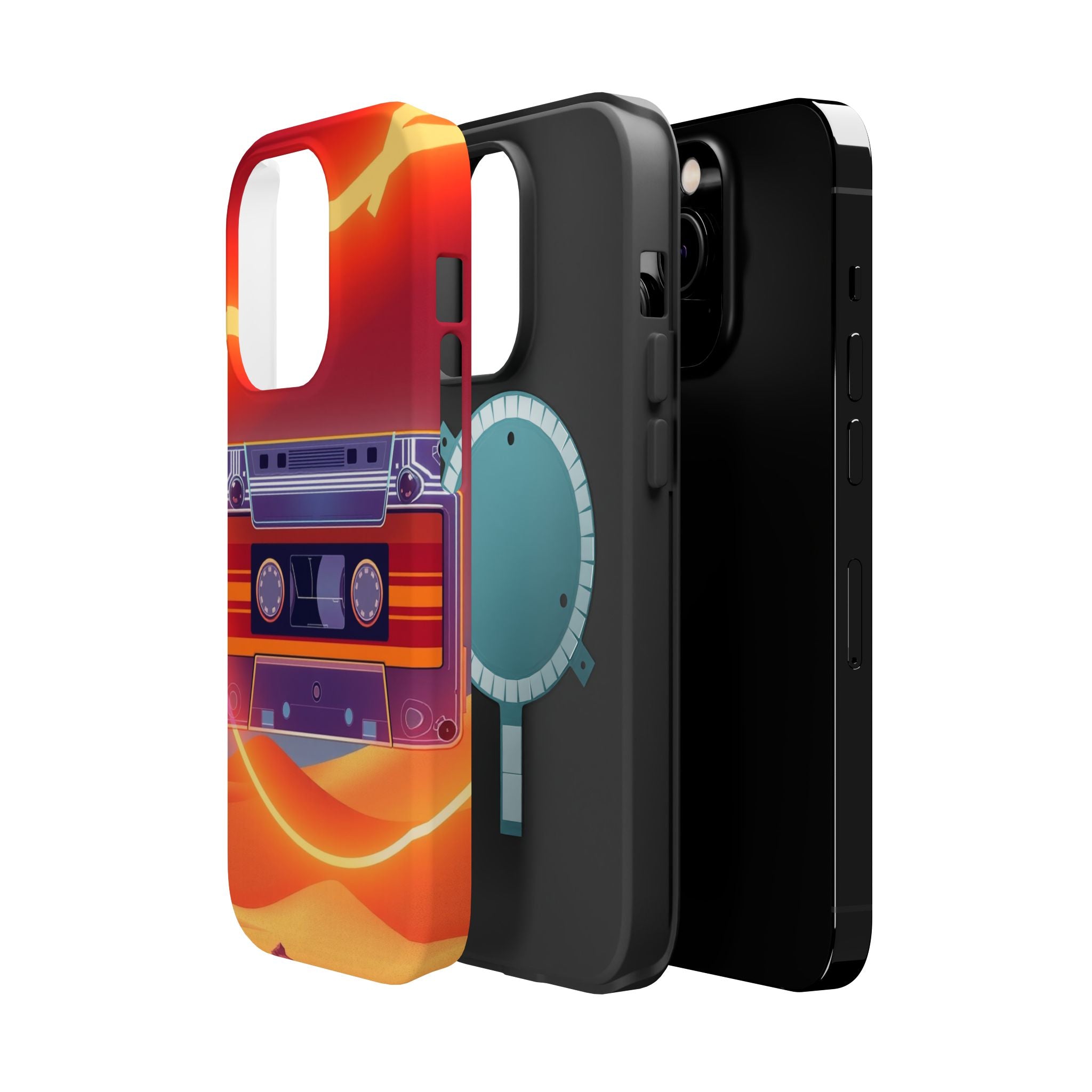 iPhone Cassette Tape Rewind Bold Art Slim Everyday Designer Case · iPhone Case