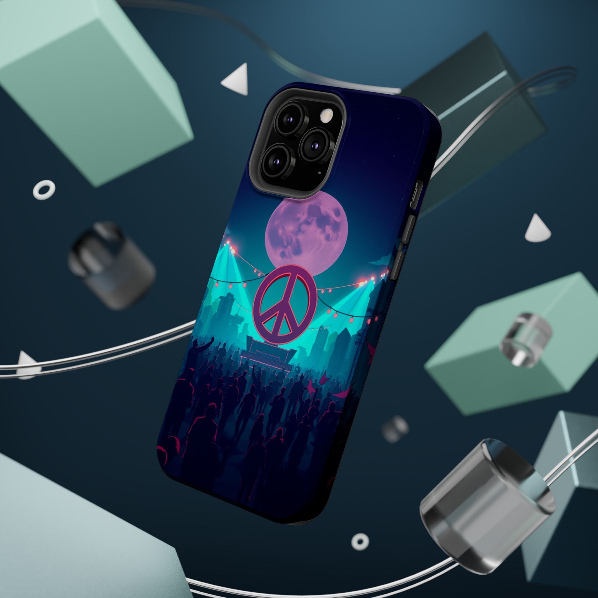 iPhone Woodstock Peace Mystic Art Bold Modern Everyday Snap Case · iPhone Case