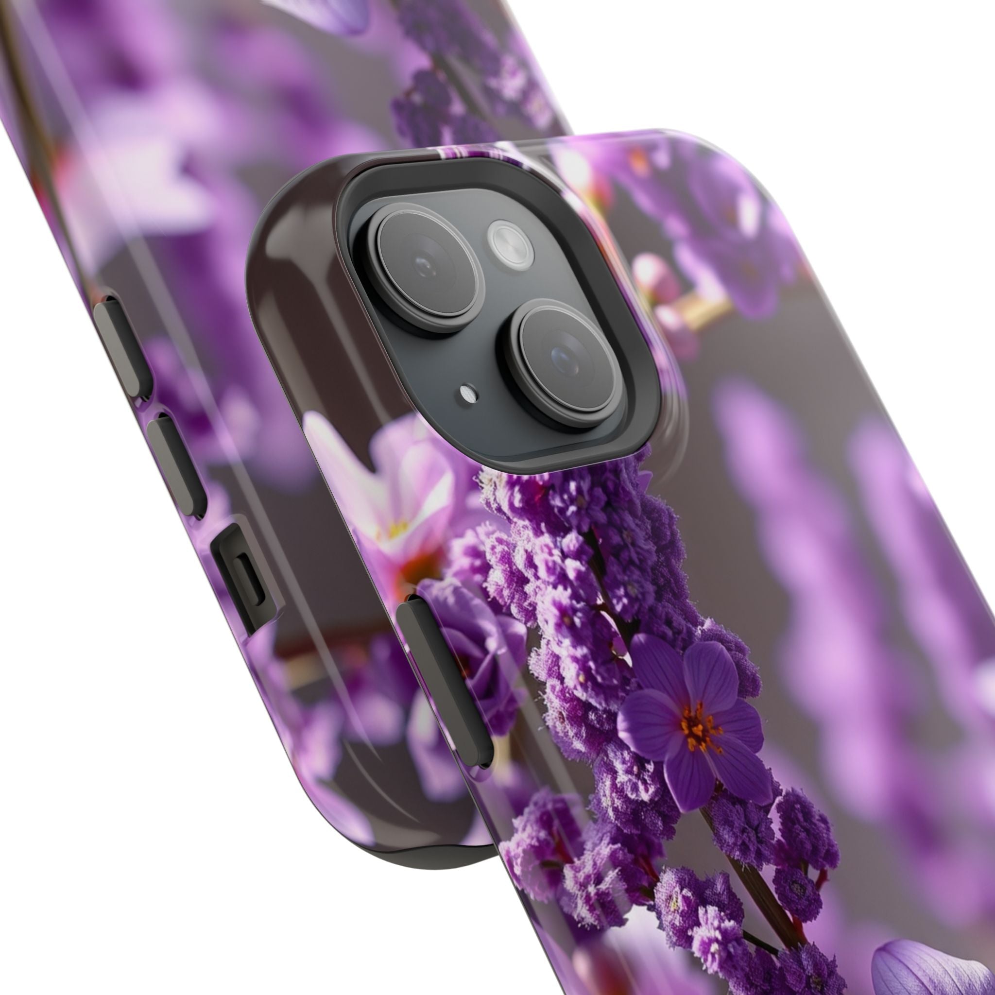 iPhone Lavender And Pearl Floral Crown Slim Everyday Designer Case · iPhone Case