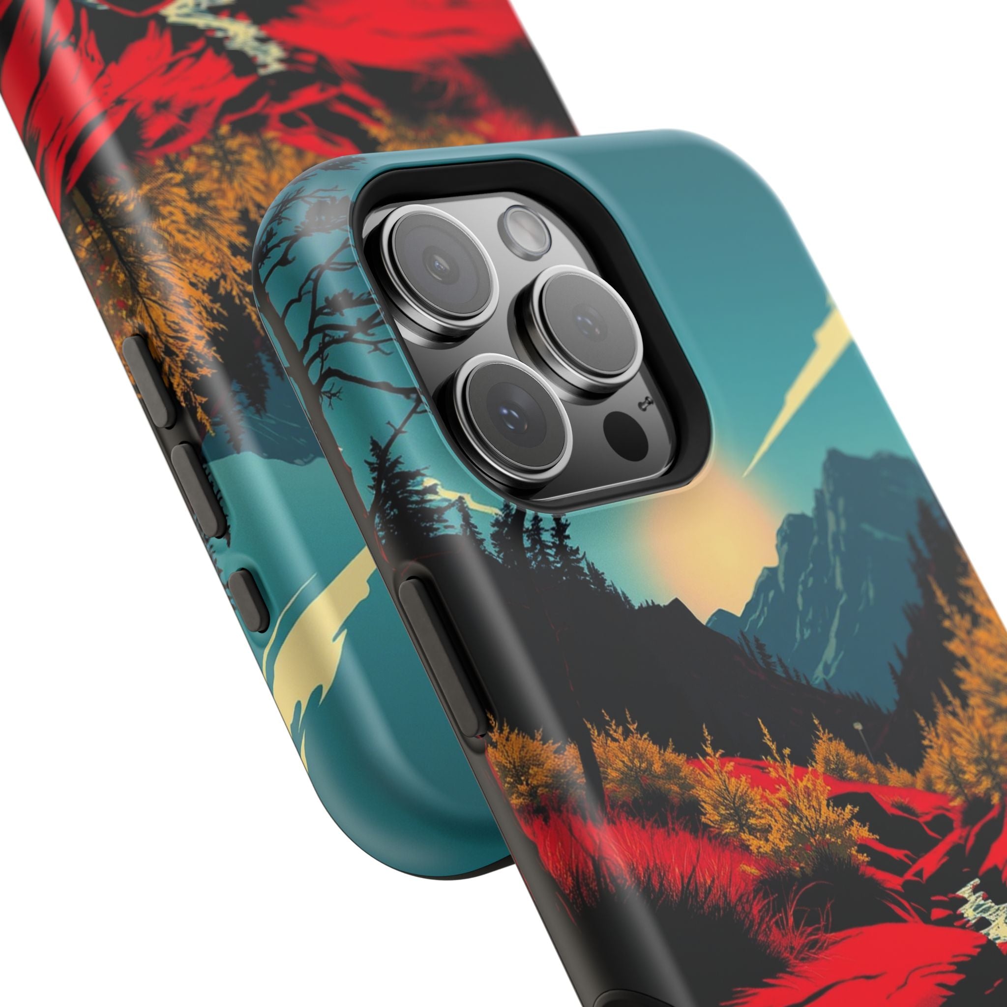 iPhone Earthy Spring Creek Design Bold Modern Everyday Snap Case · iPhone Case