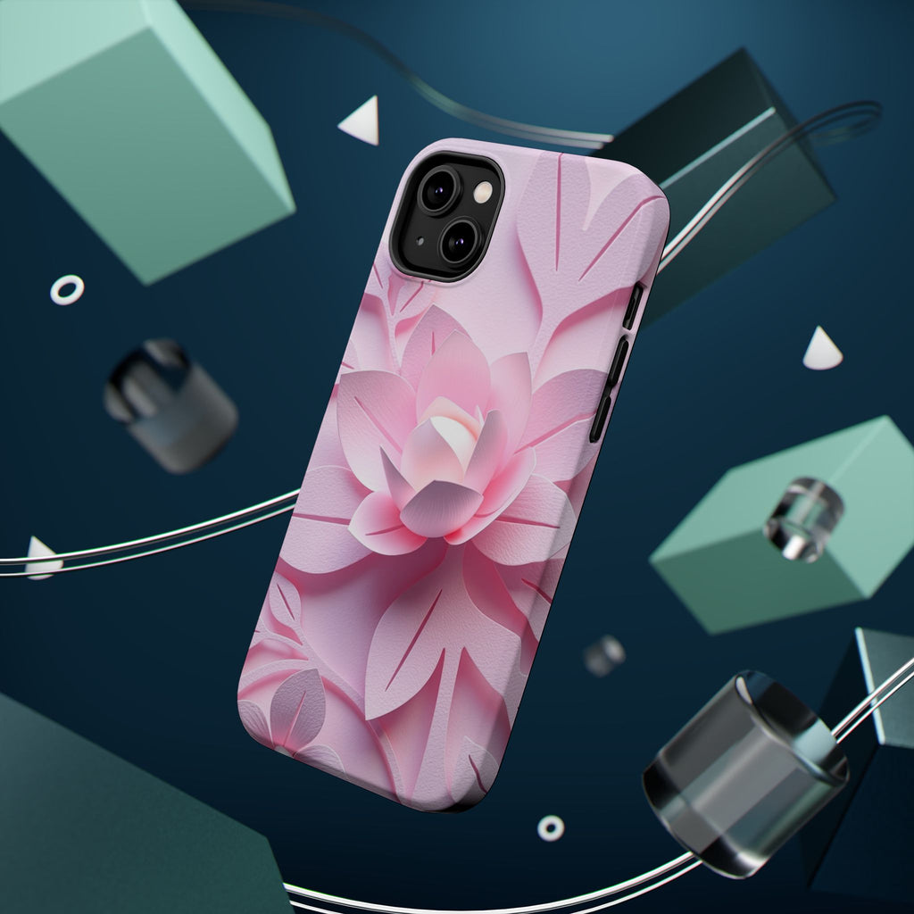 iPhone Floral Geometric Paper Cut Art Slim Everyday Designer Case · iPhone Case