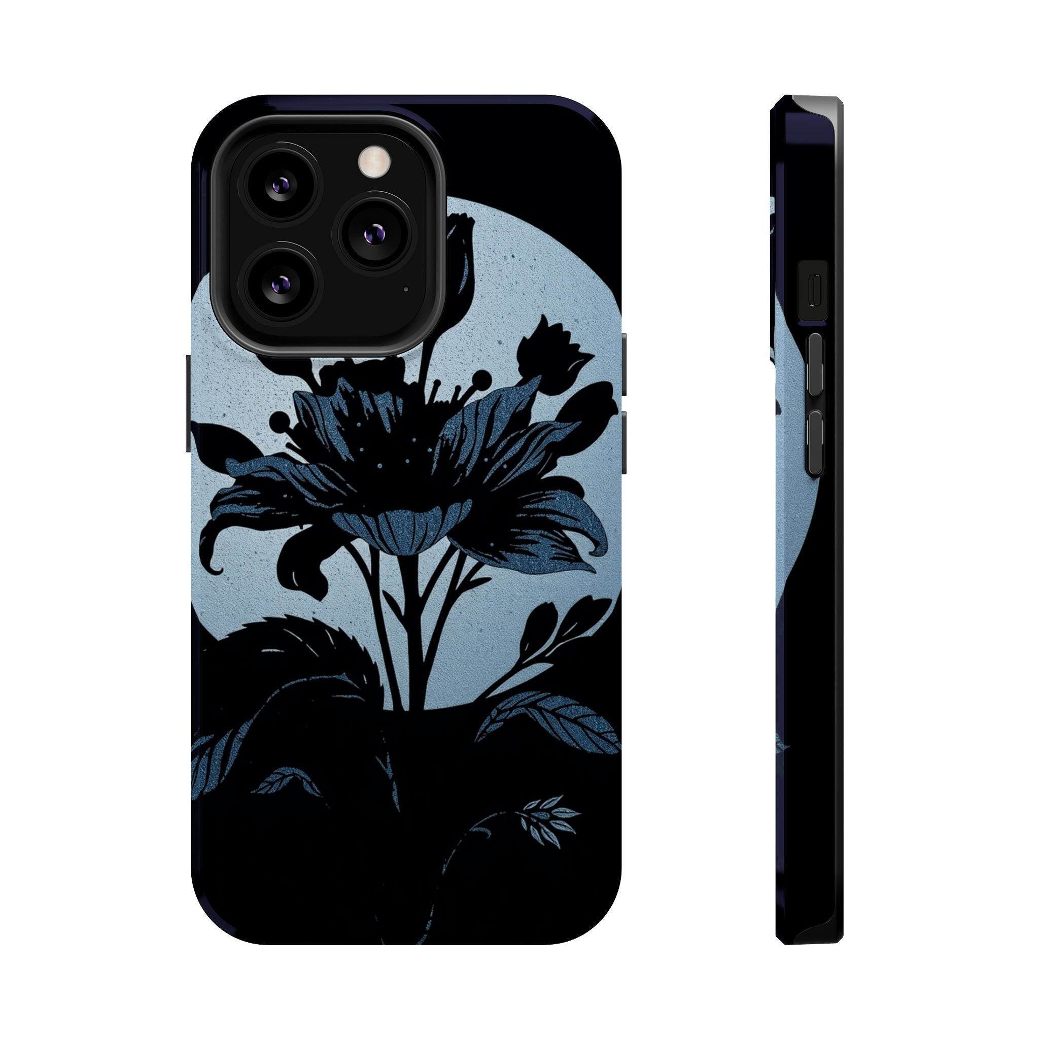 iPhone Radiant Floral Silhouette Design Slim Everyday Designer Case · iPhone Cas