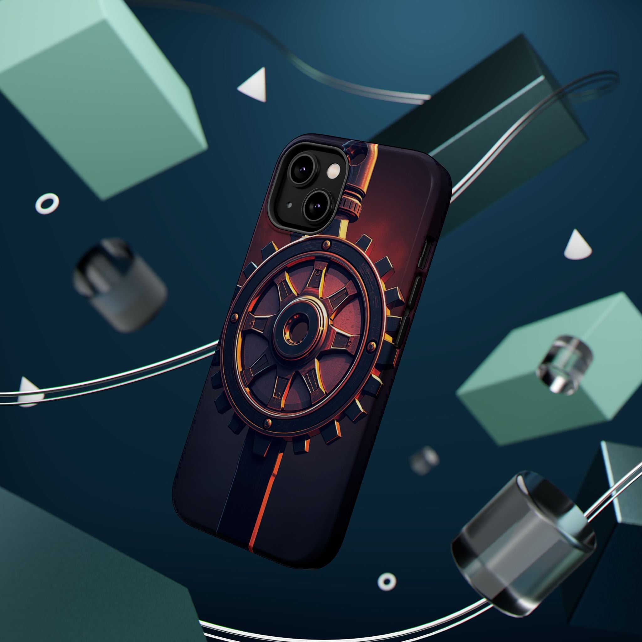 iPhone Rotary Electric Art Phone Bold Modern Everyday Snap Case · iPhone Case