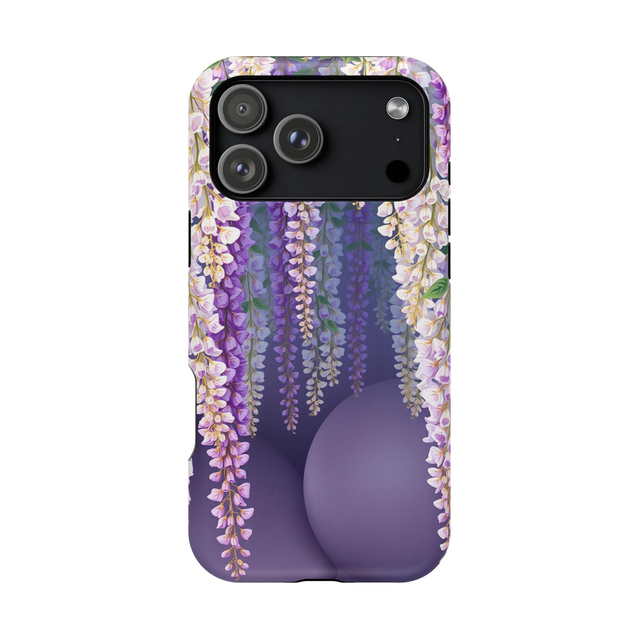 iPhone Mint And Blush Wisteria Cascade Slim Everyday Designer Case · iPhone Case
