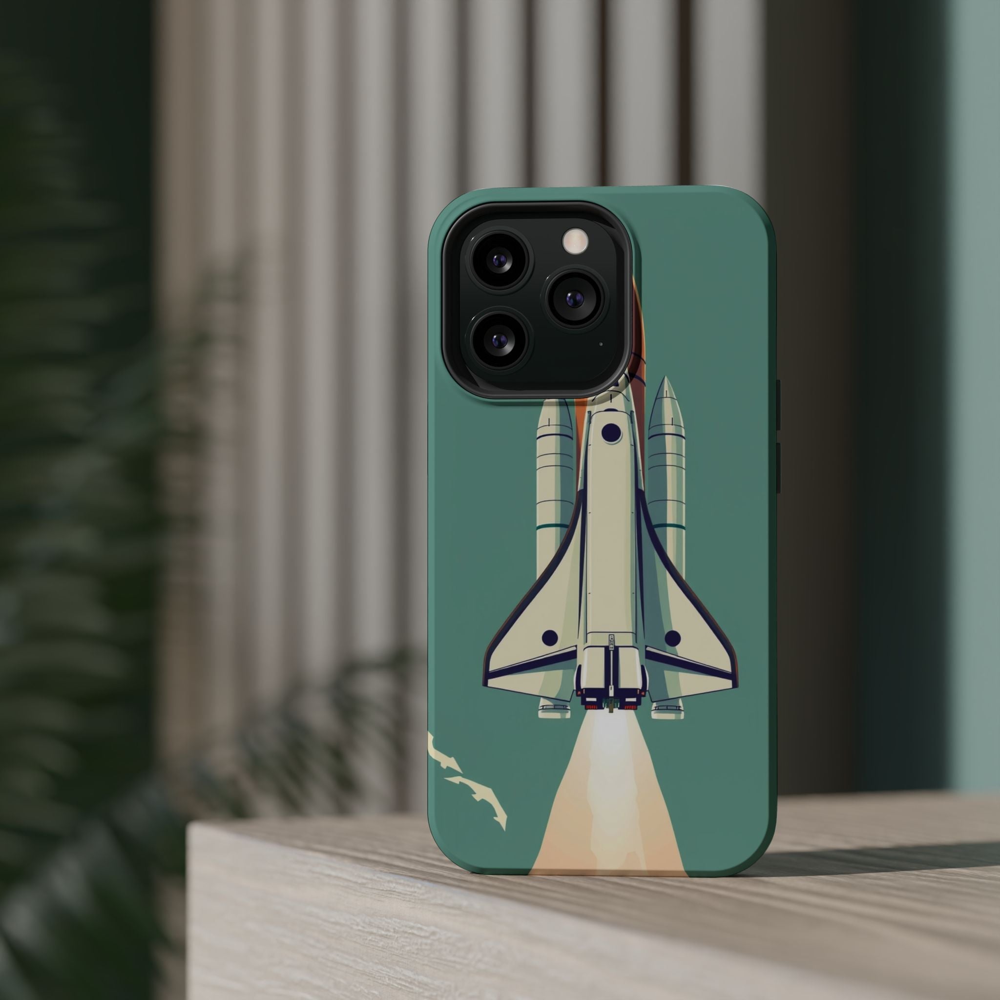 iPhone Retro Space Shuttle Cinematic Art Slim Everyday Designer Case · iPhone Ca