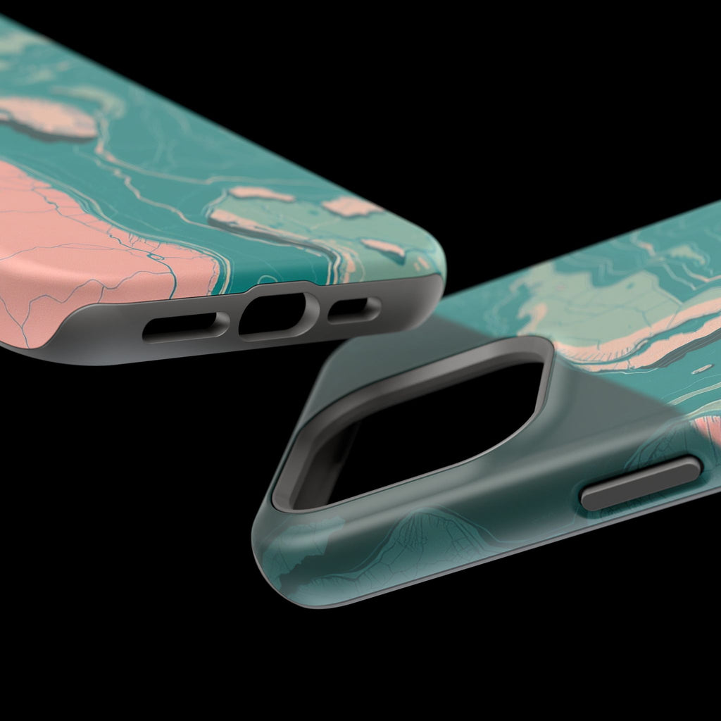 iPhone Earthy River Delta Aerial Design Slim Everyday iPhone 18 · iPhone Case