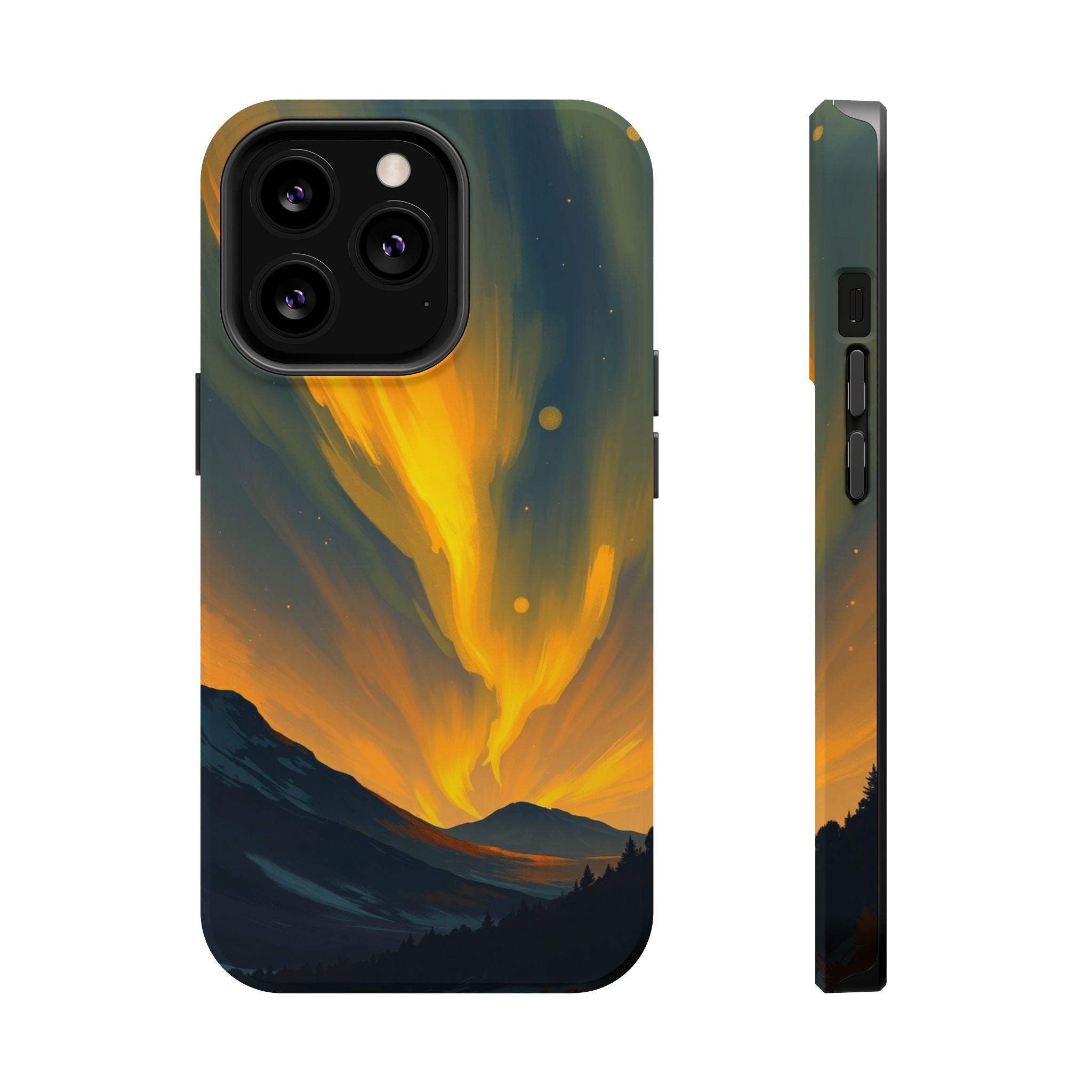 iPhone Serene Northern Lights Design Slim Everyday Designer Case · iPhone Case