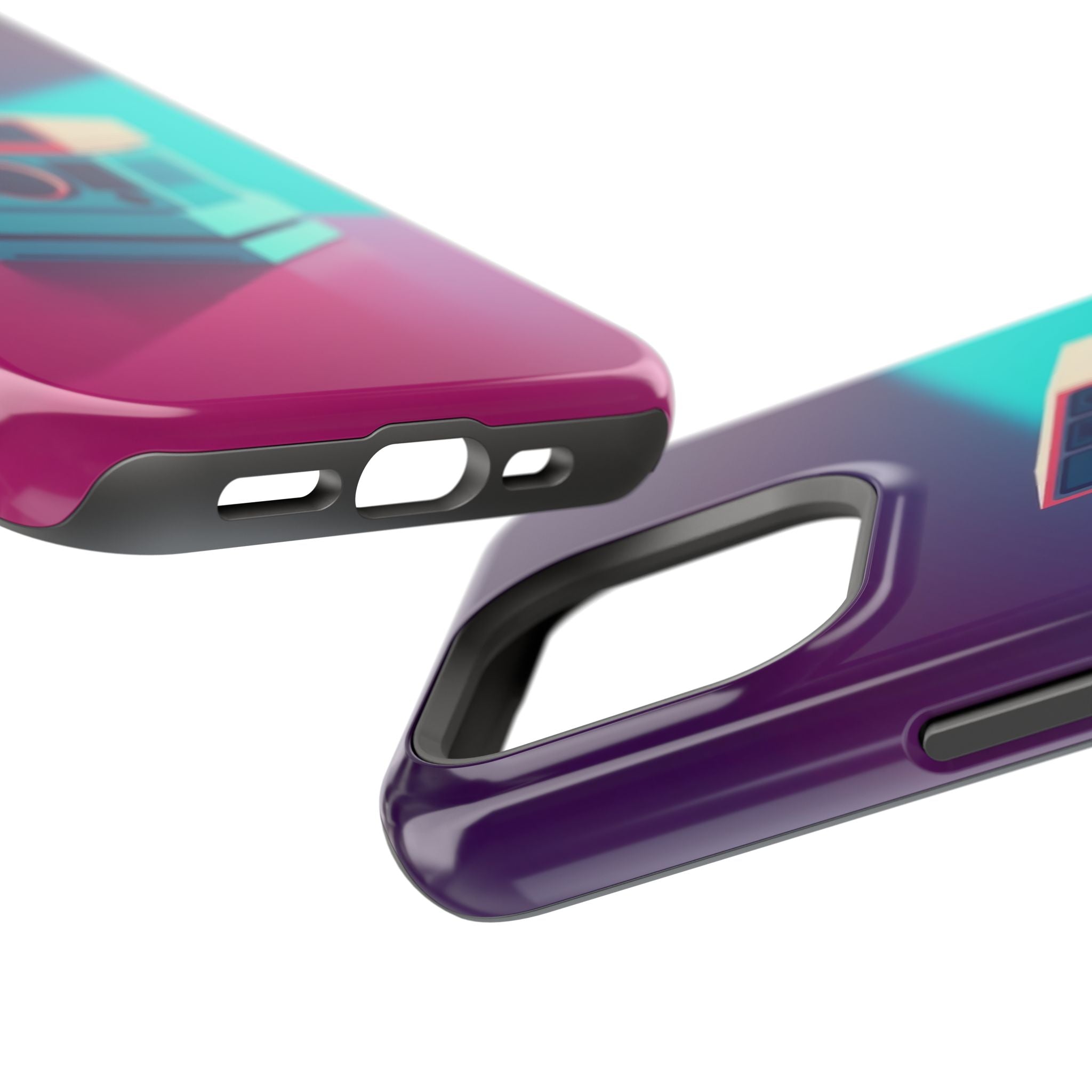 iPhone Polaroid Stack Memory Pop Art Bold Slim Everyday Designer Case · iPhone C