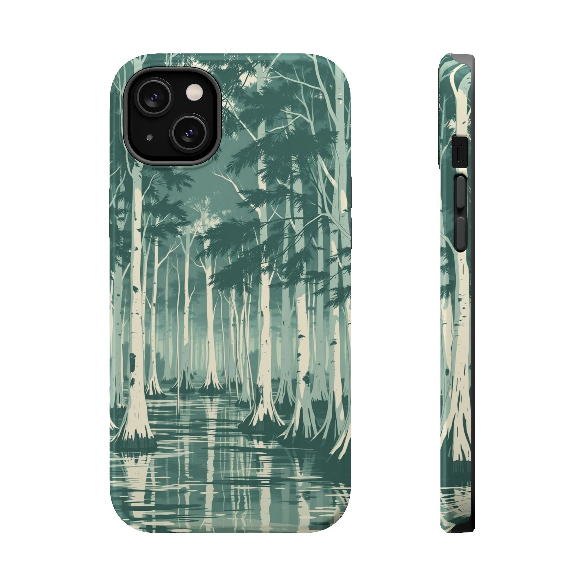 iPhone Earthy Cypress Swamp Design 19 Slim Everyday Designer Case · iPhone Case