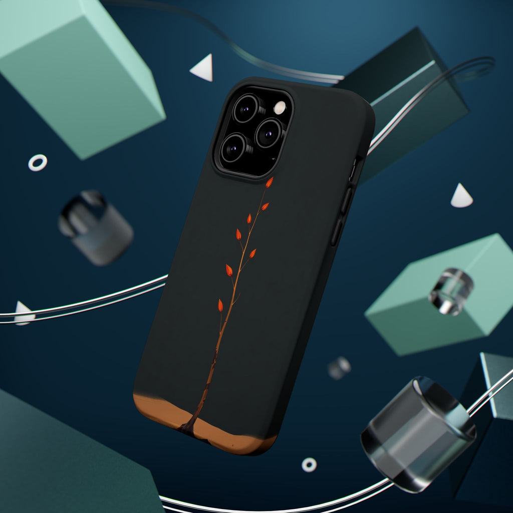 iPhone Burnt Orange And Sand Minimalist Stem Slim iPhone Everyday · iPhone Case