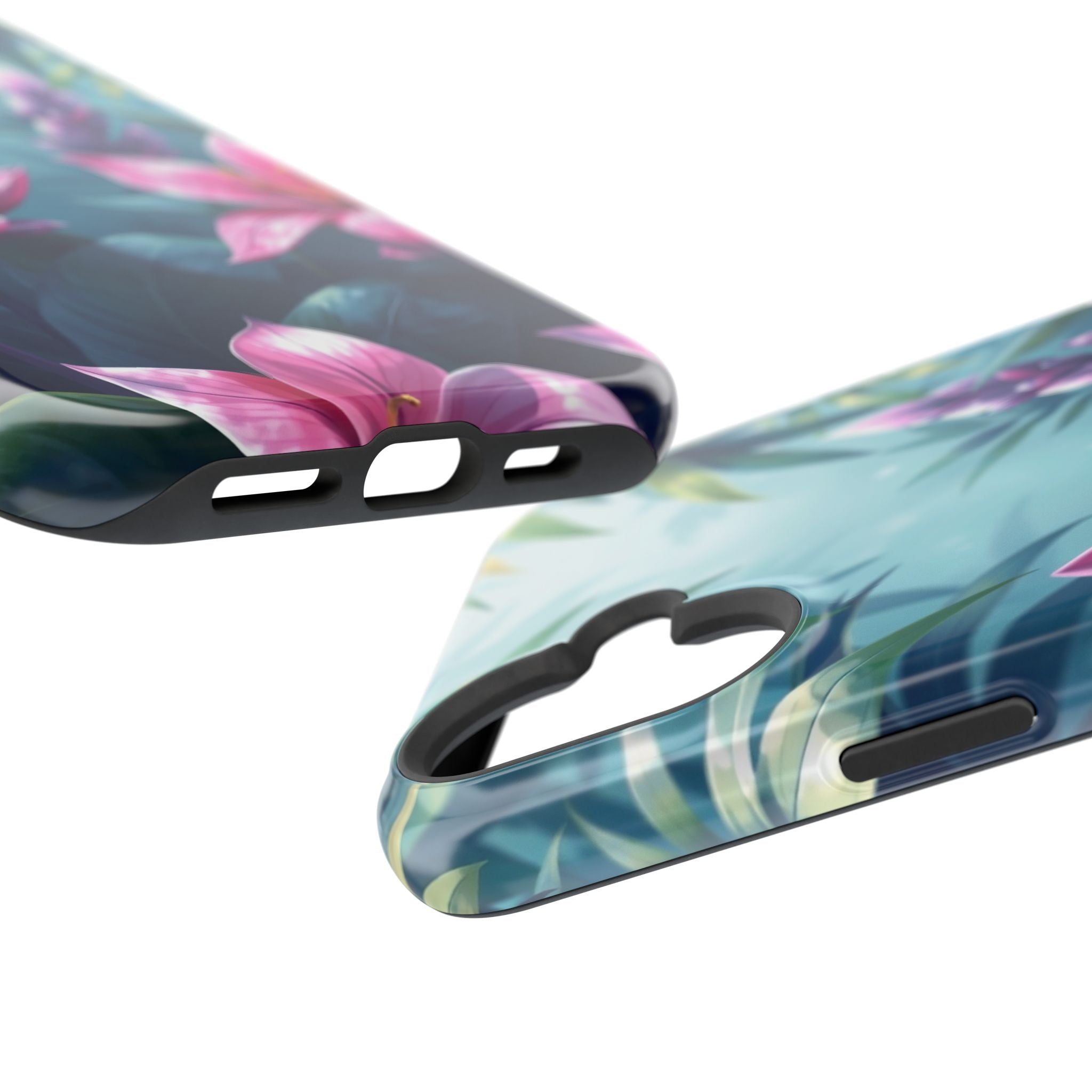 iPhone Indigo And Violet Jungle Floral Slim Everyday Designer Case · iPhone Case