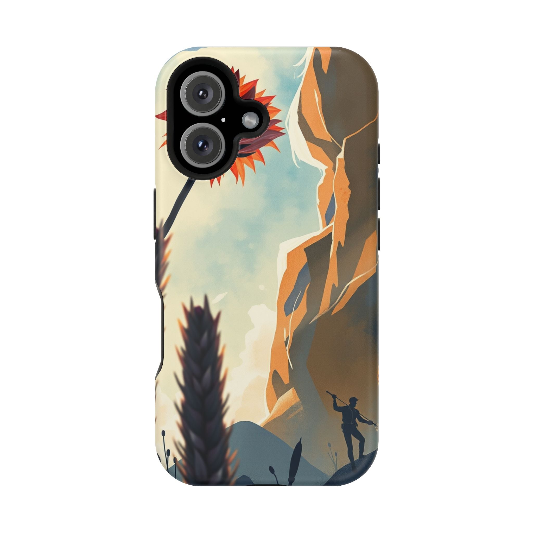 iPhone Bud Burst Vibrant Watercolor Artistic Everyday Cas Slim Snap Case · iPhon