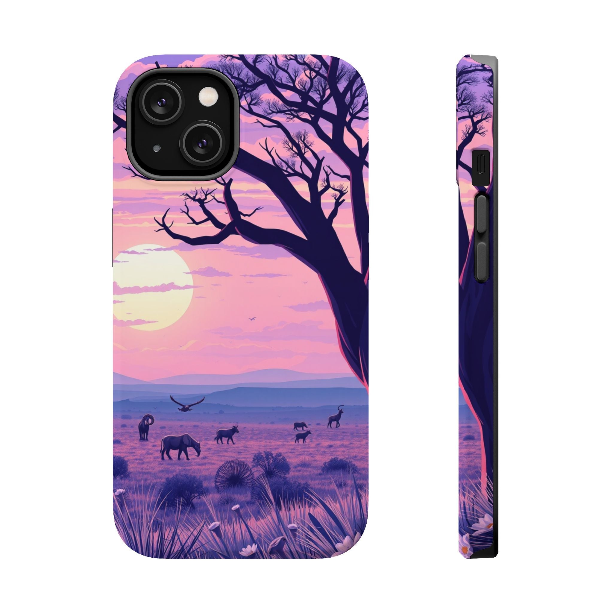 iPhone Lavender And Pearl Savanna Horizon Slim iPhone Everyday Designer · iPhone