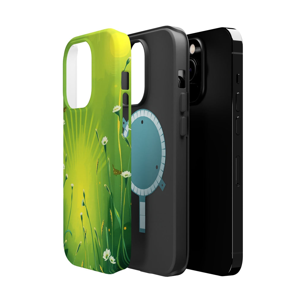 iPhone Spring Meadow Cinematic Art Bold Modern Everyday Snap Case · iPhone Case