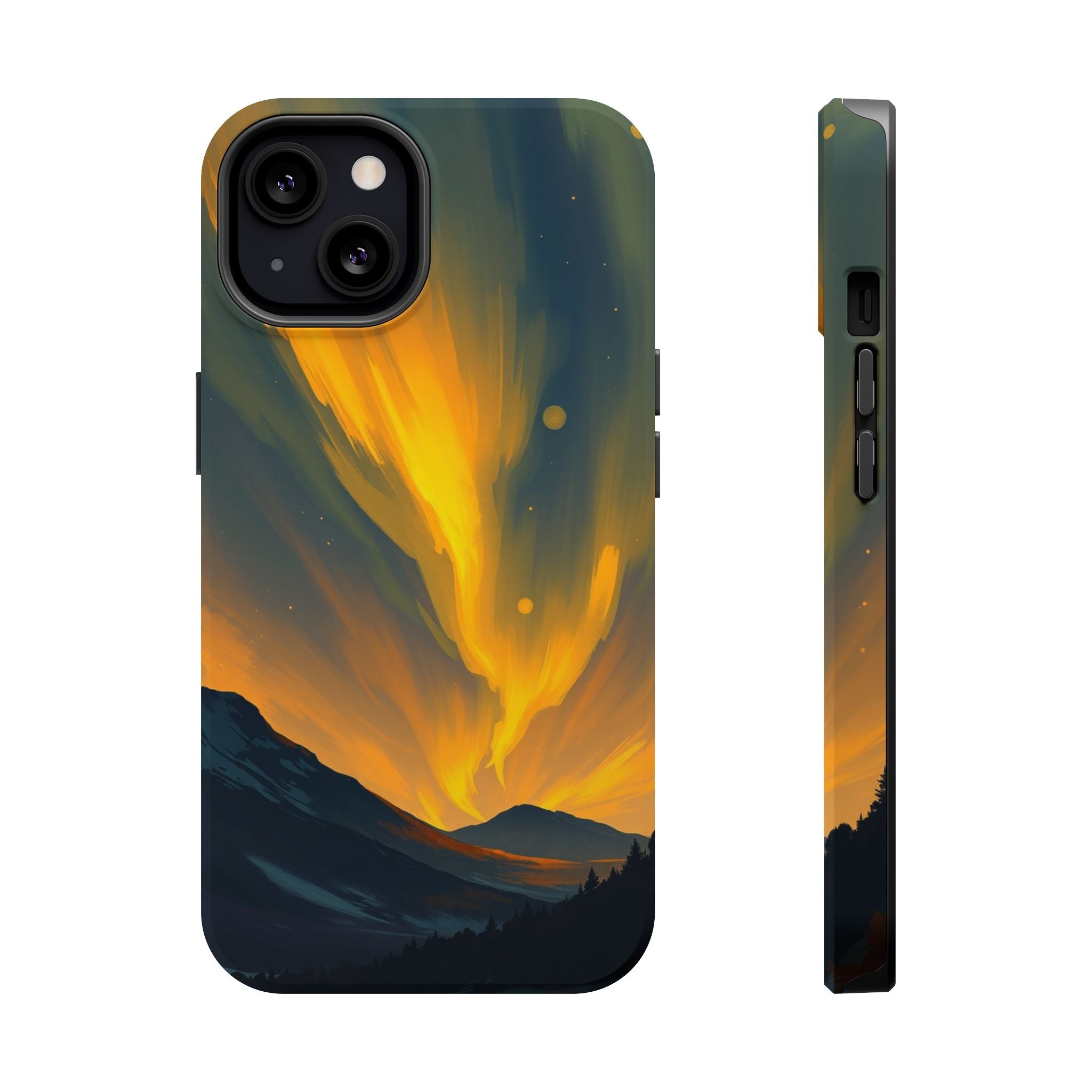 iPhone Serene Northern Lights Design Slim Everyday Designer Case · iPhone Case