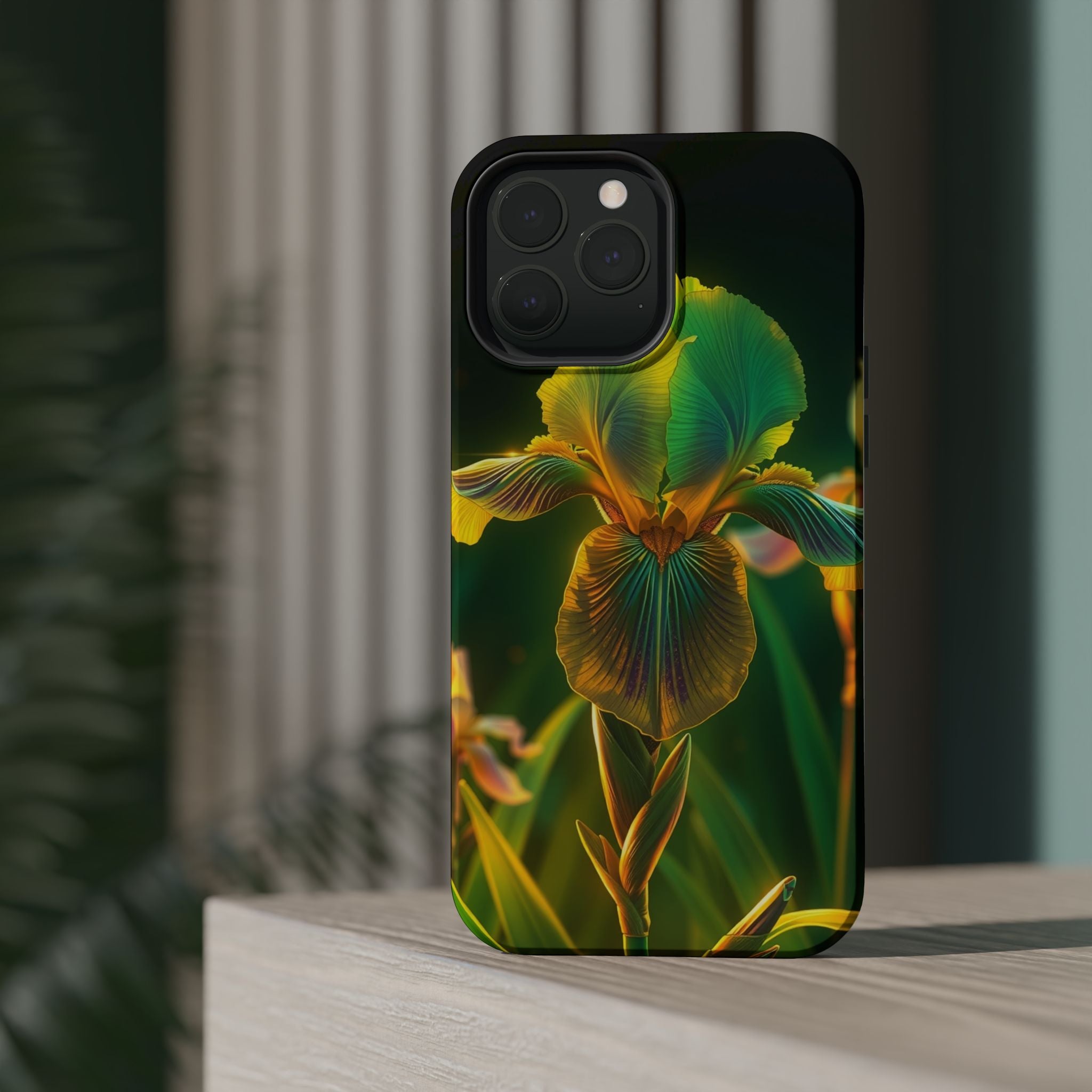 iPhone Iris Garden Bold Art Slim Everyday Designer Case · iPhone Case Quiet Mood